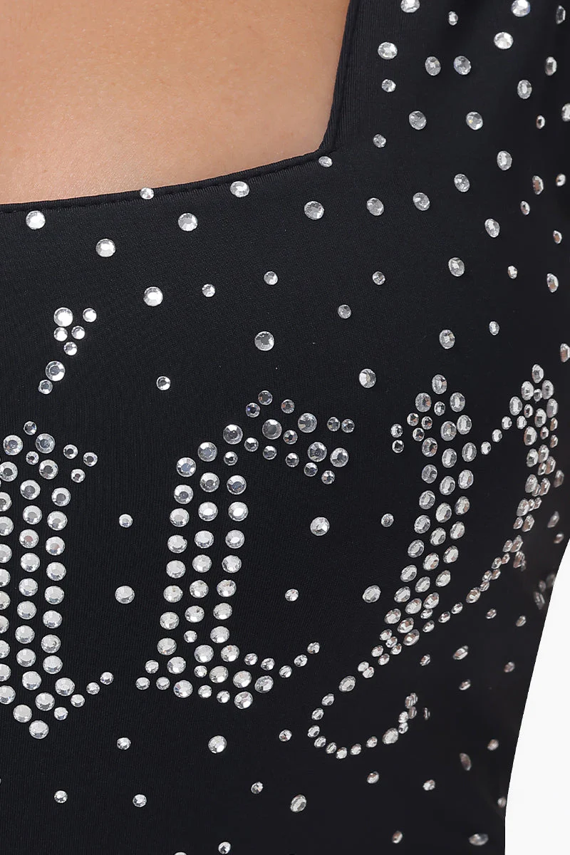 Big Bling Scoop Neck Tank Bodysuit—REJUICED - Image 4