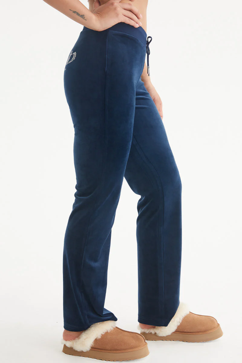 Capricorn Customizable Big Bling Velour Track Pants - Image 4