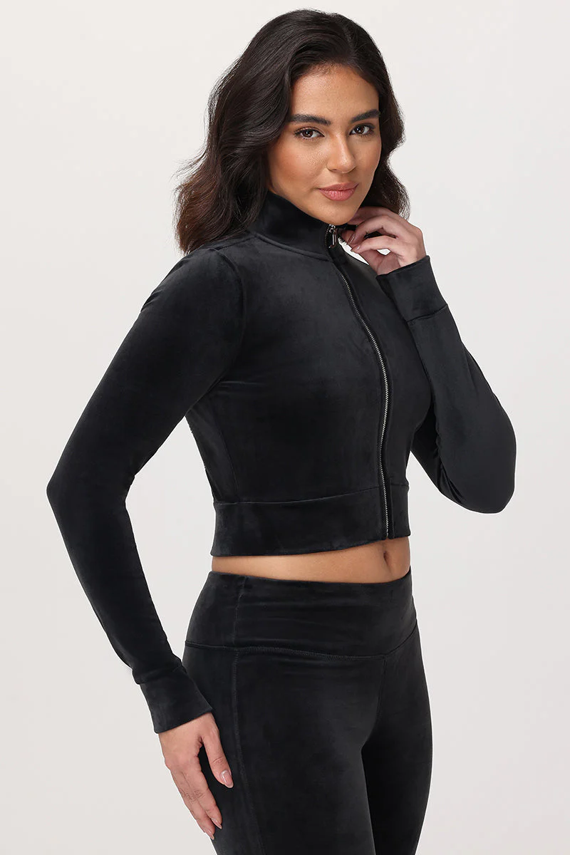 Cropped Mockneck Jacket - Image 4
