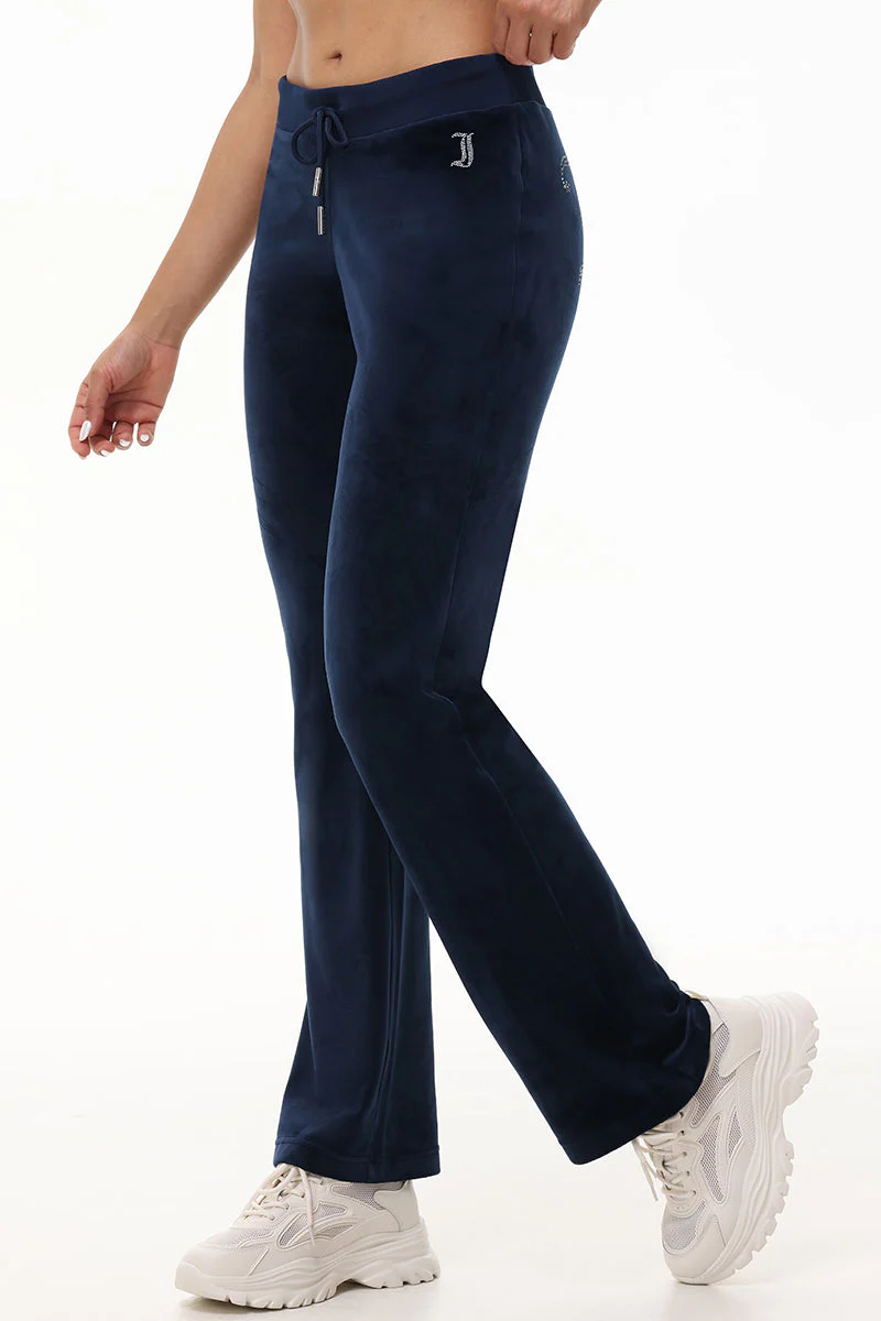 Custom Initial OG Big Bling Velour Track Pants - Image 12