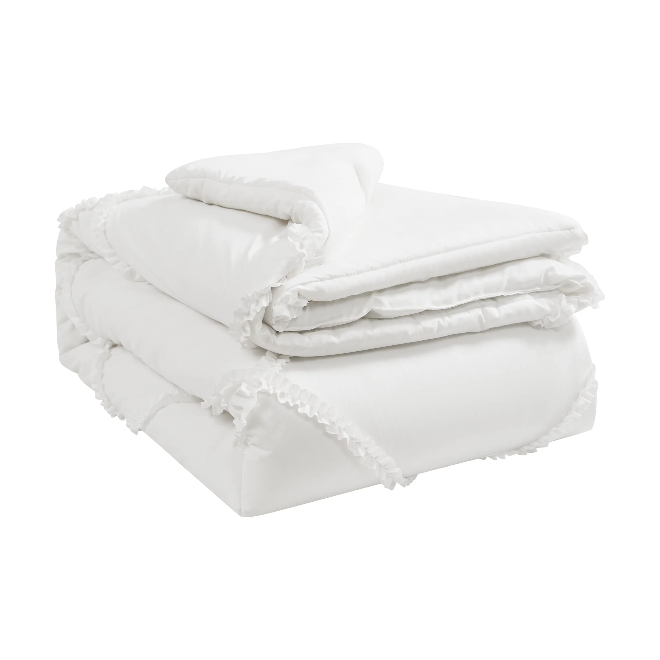 Diamond Ruffle Comforter Set - Image 6