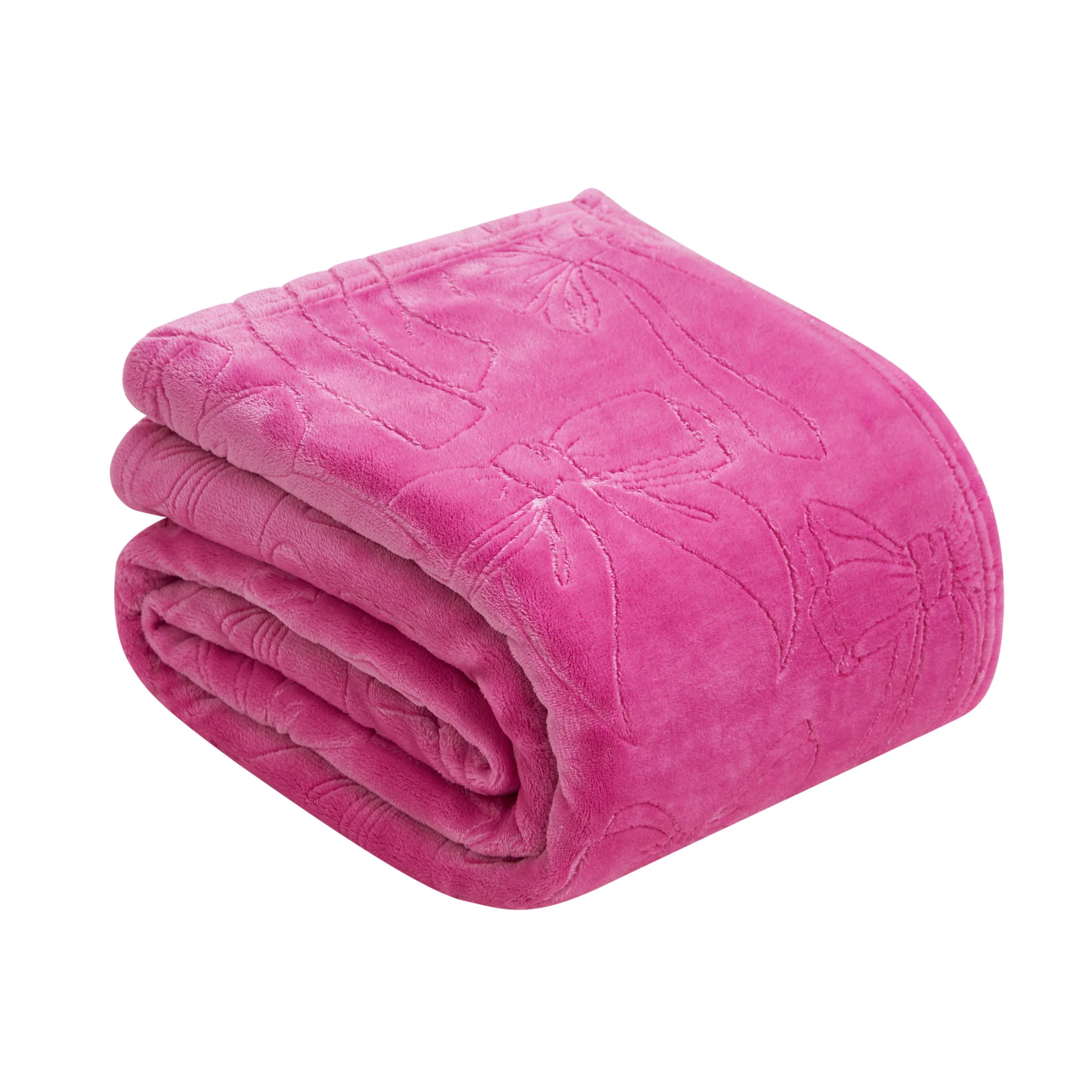 Embossed Plush Oversized Throw Blanket - Image 5