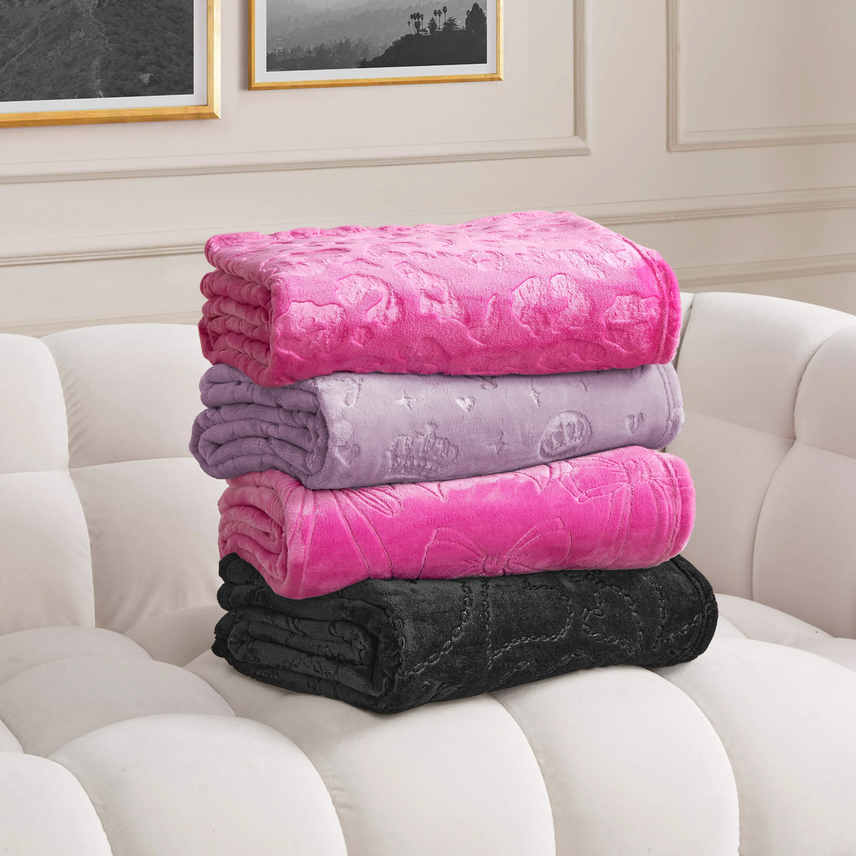 Embossed Plush Oversized Throw Blanket - Image 6