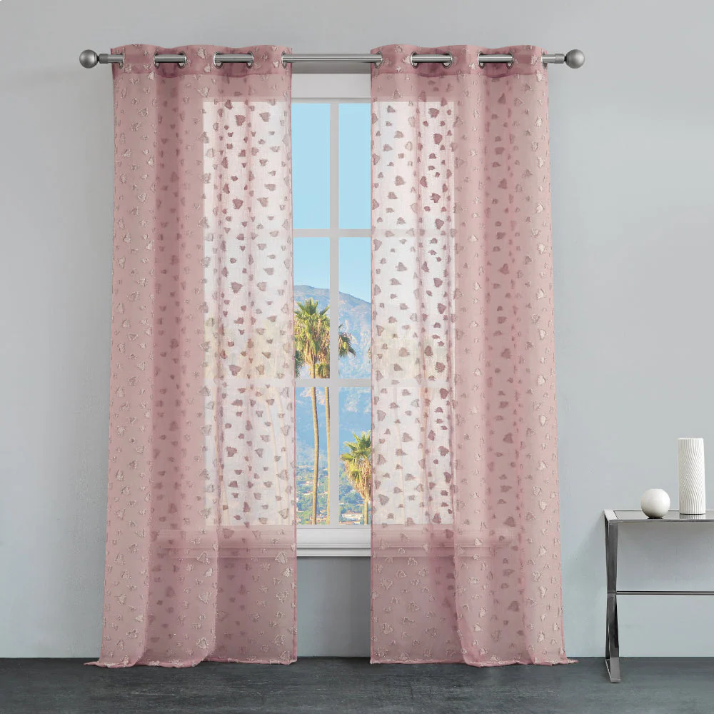 Ethel Embellished Sheer Curtains - Image 3