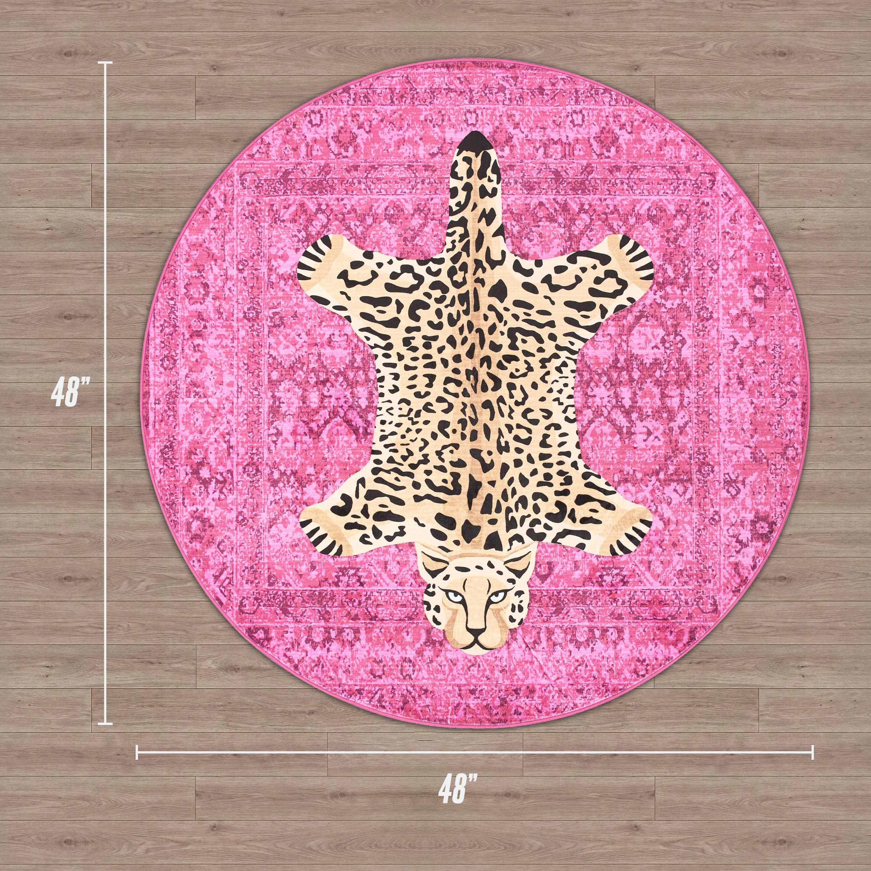Finely Washable Round Rug - Image 3