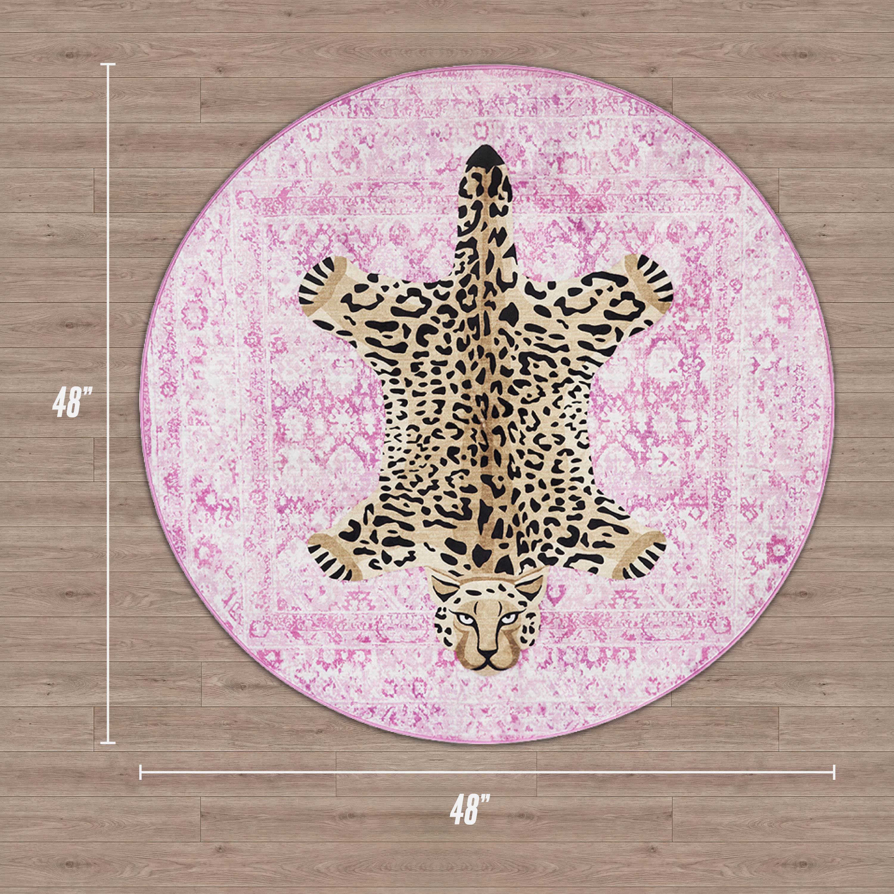 Finely Washable Round Rug - Image 3