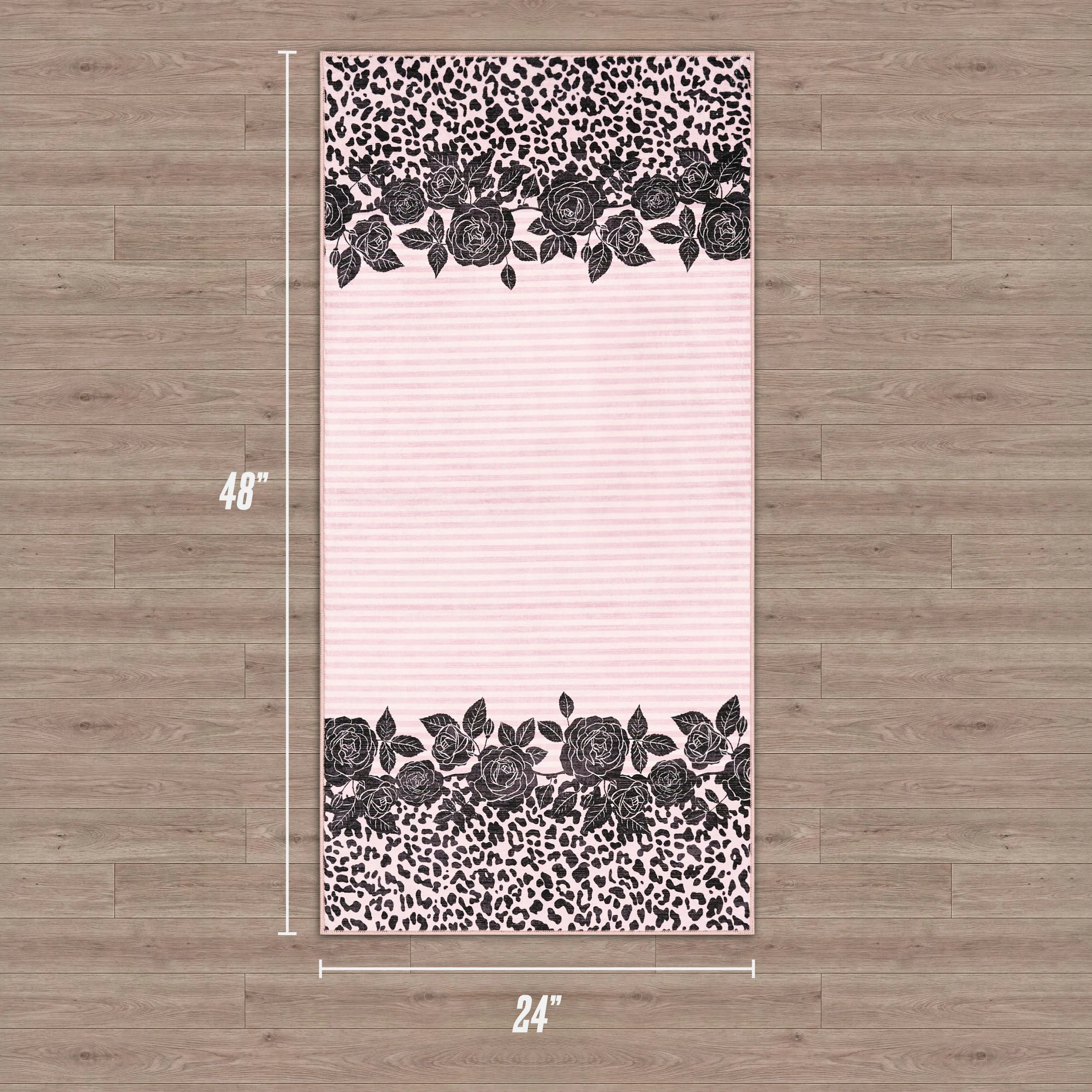 Finely Washable Rug, 2' x 4' - Image 3