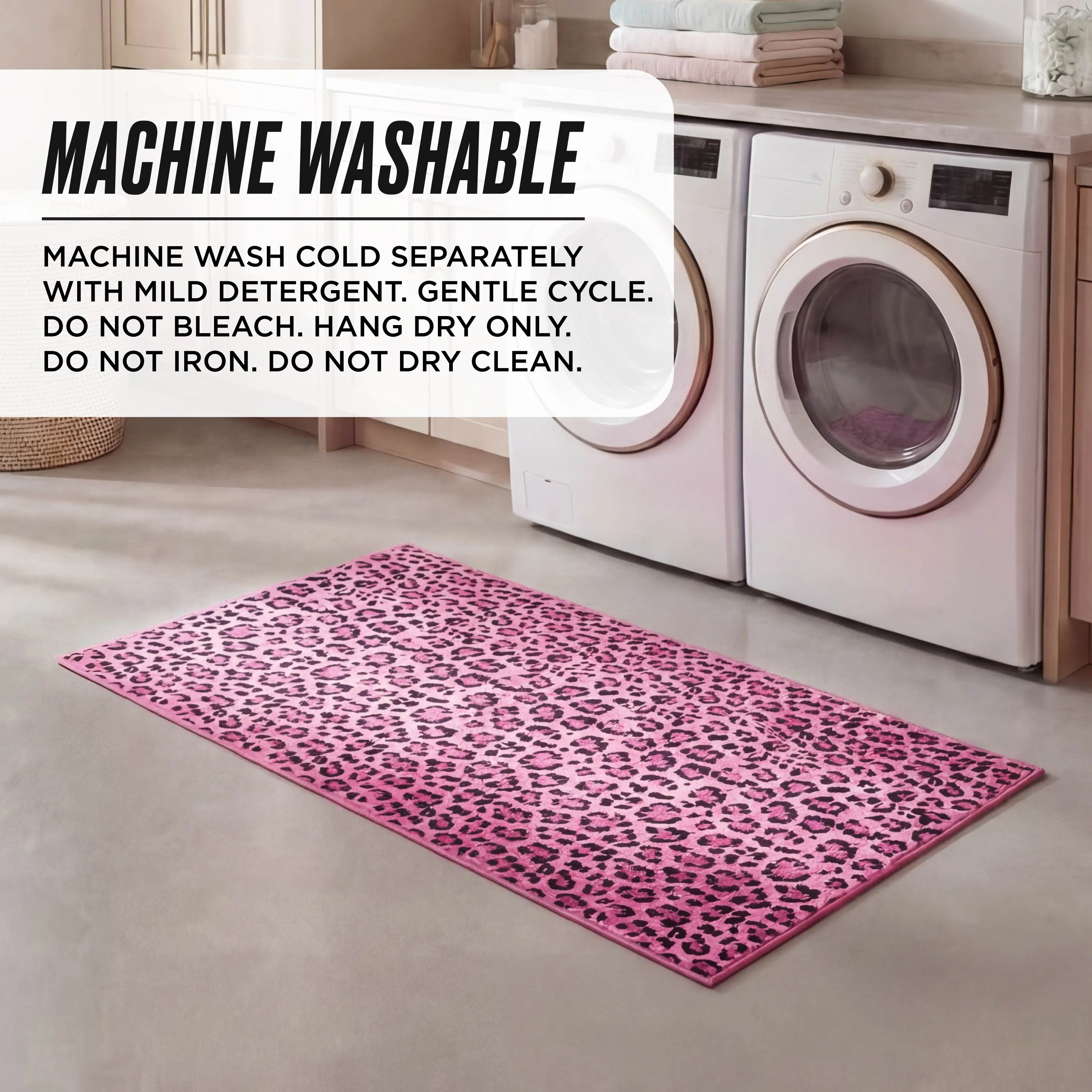 Finely Washable Rug, 2' x 4' - Image 5