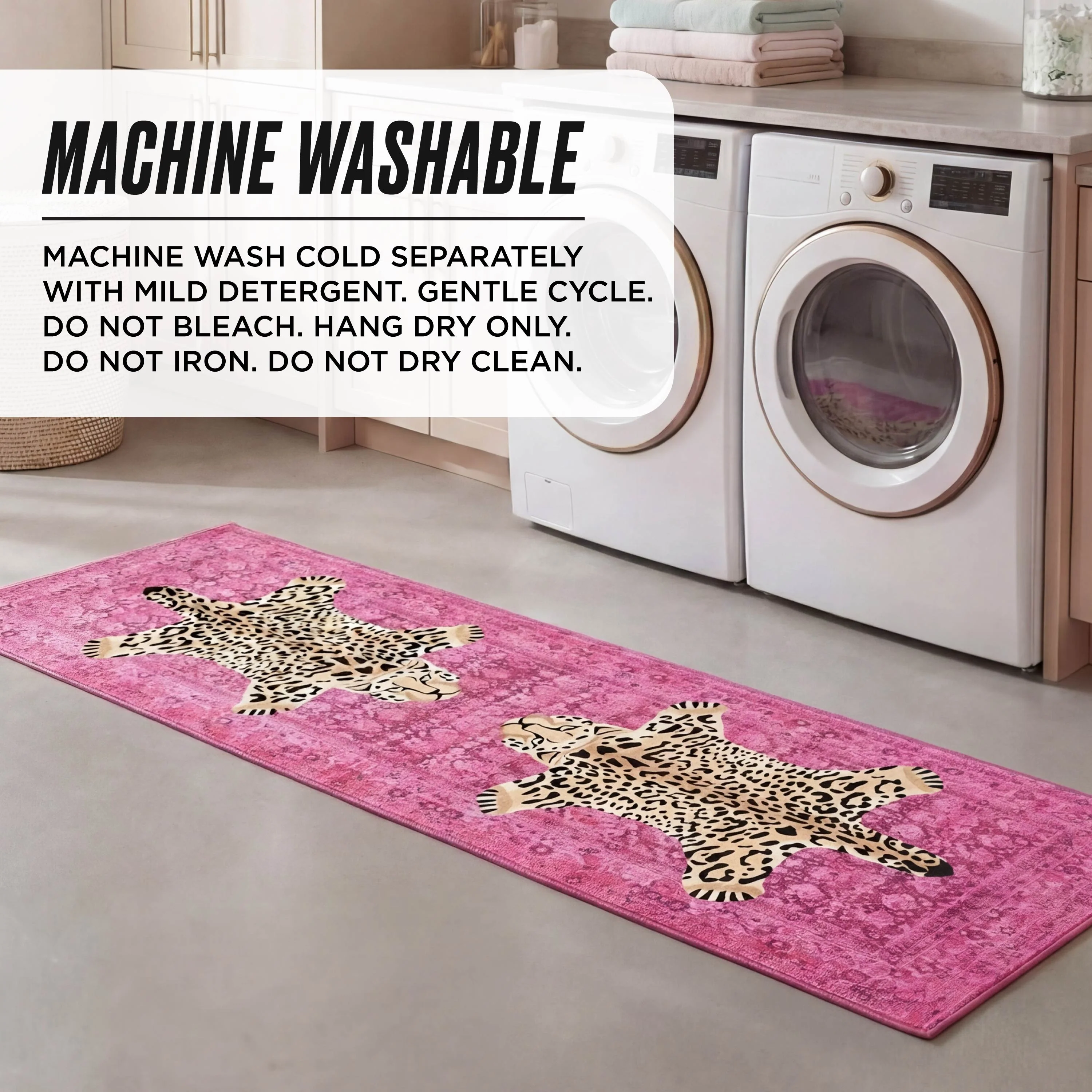 Finely Washable Rug, 2' x 6' - Image 5