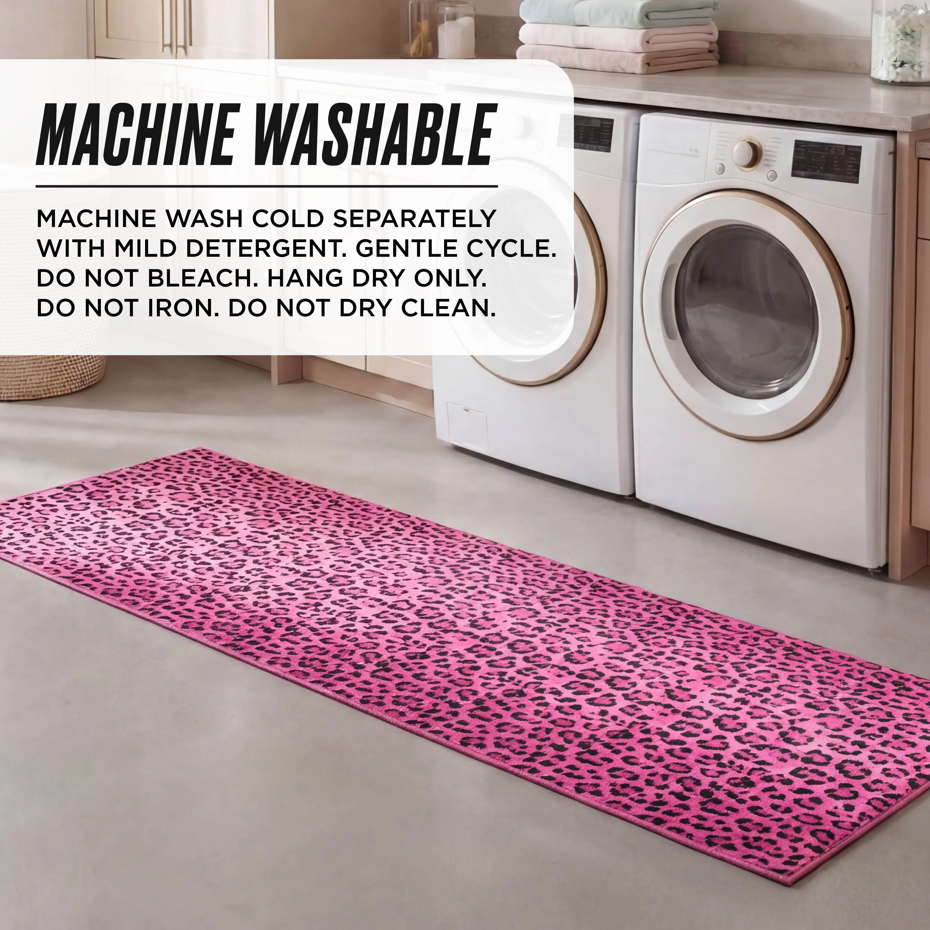 Finely Washable Rug, 2' x 6' - Image 5