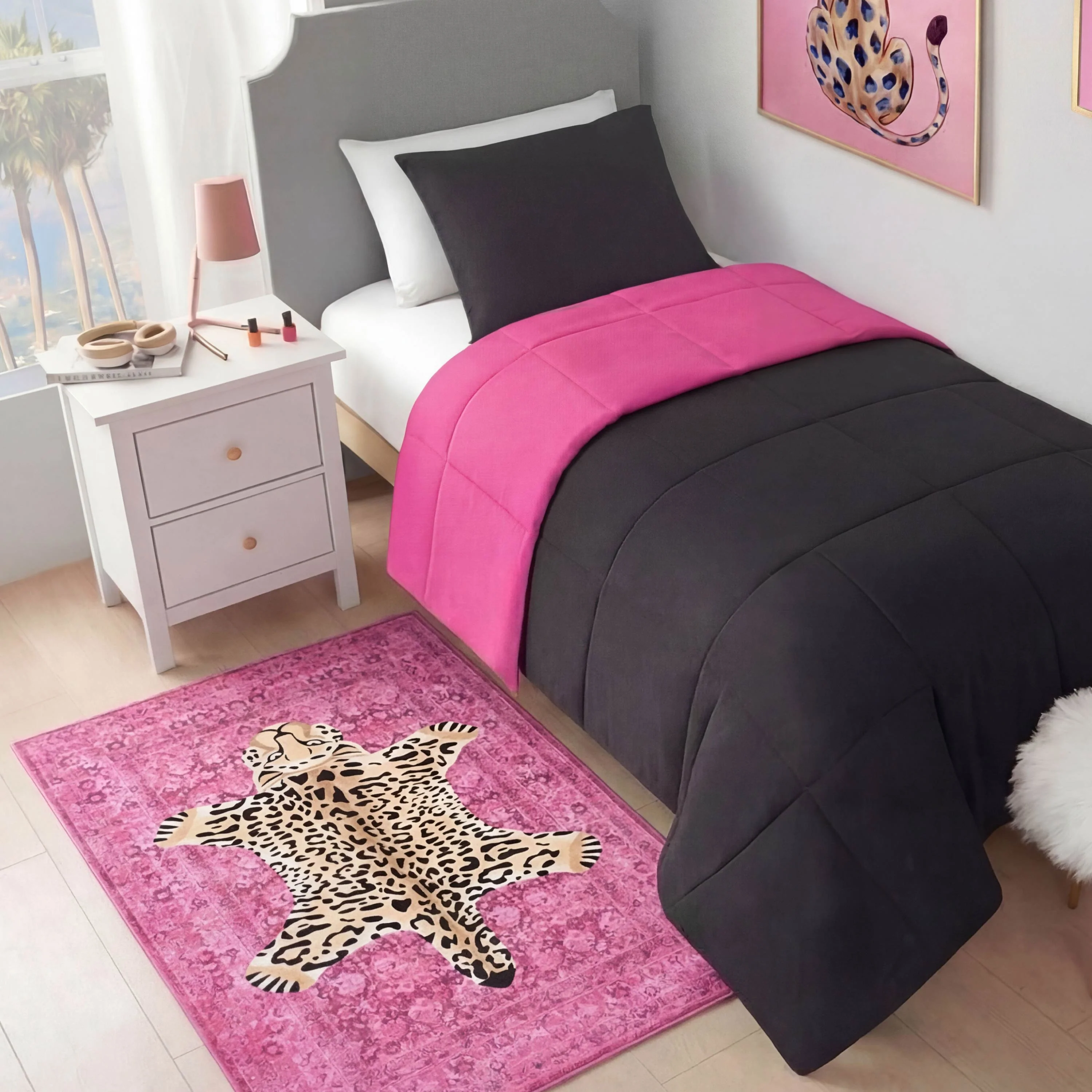 Finely Washable Rug, 3' x 5'