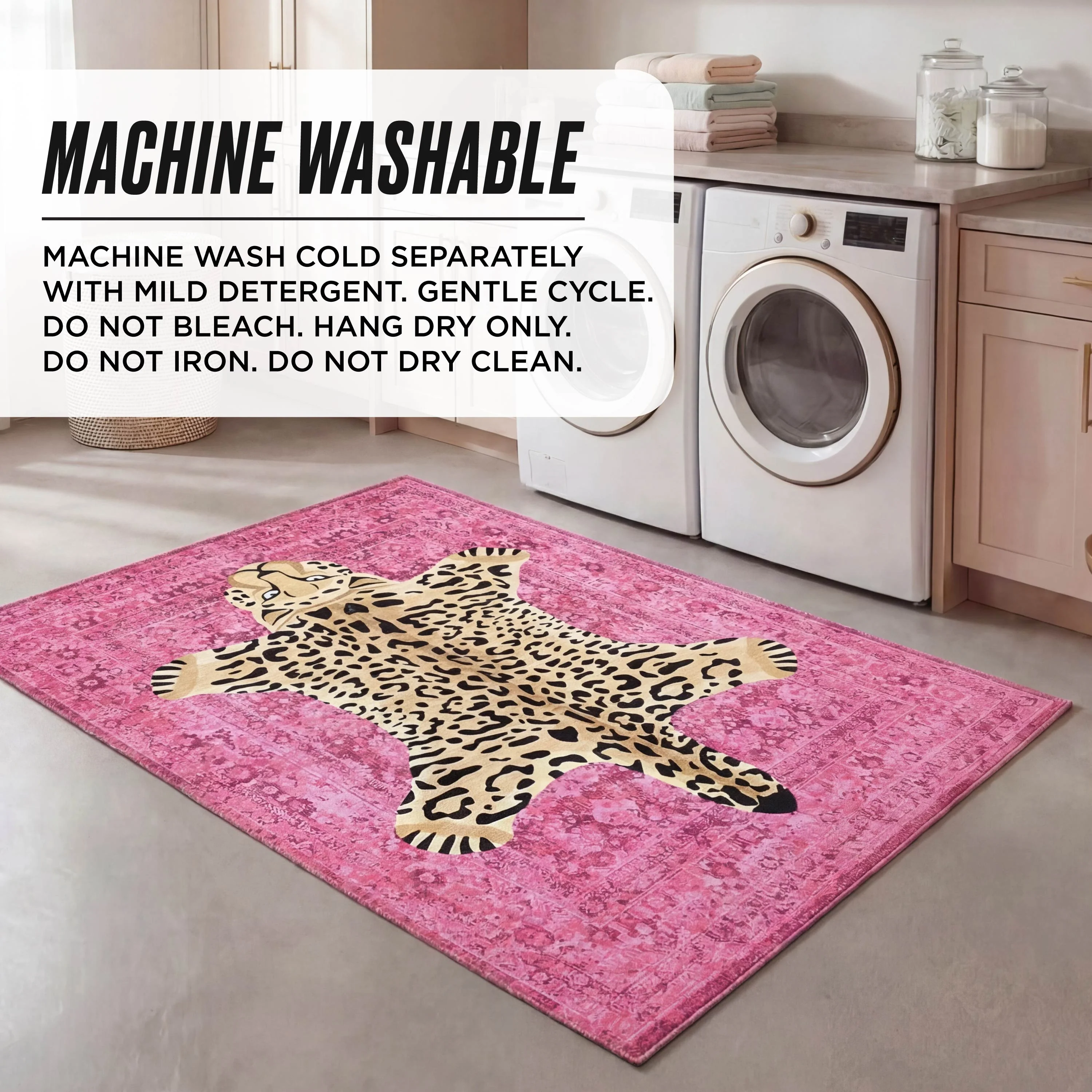 Finely Washable Rug, 3' x 5' - Image 5