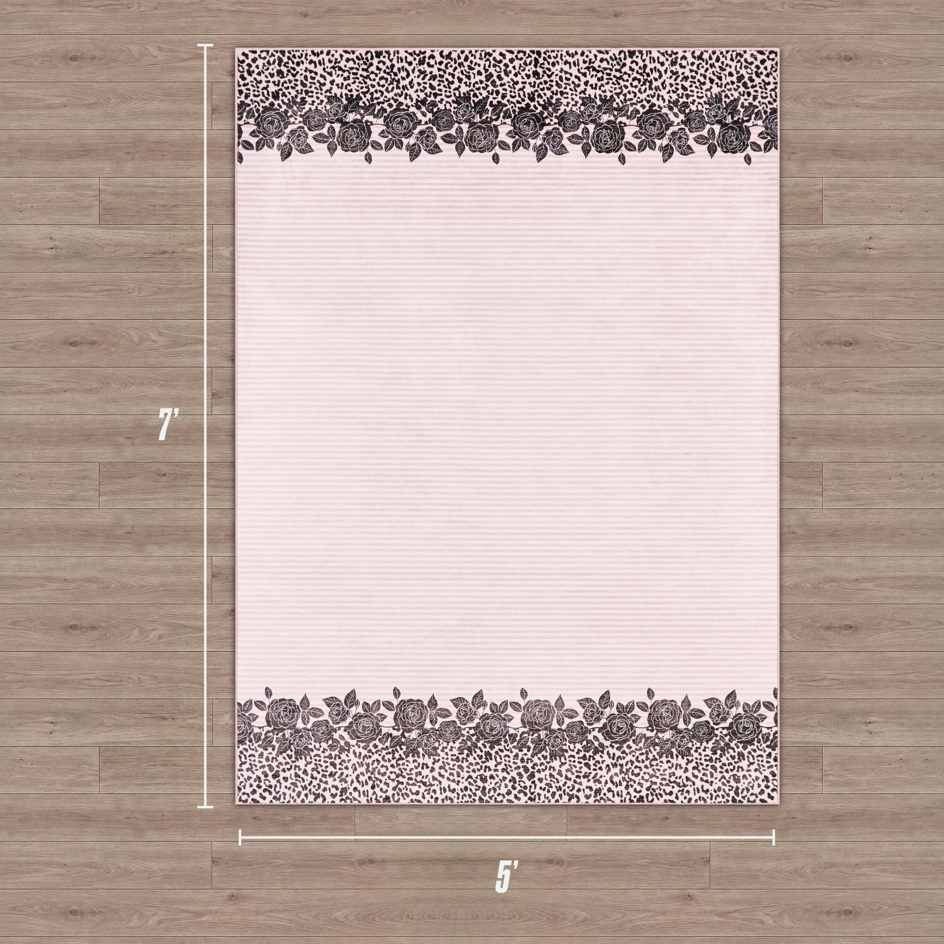 Finely Washable Rug, 5' x 7' - Image 3