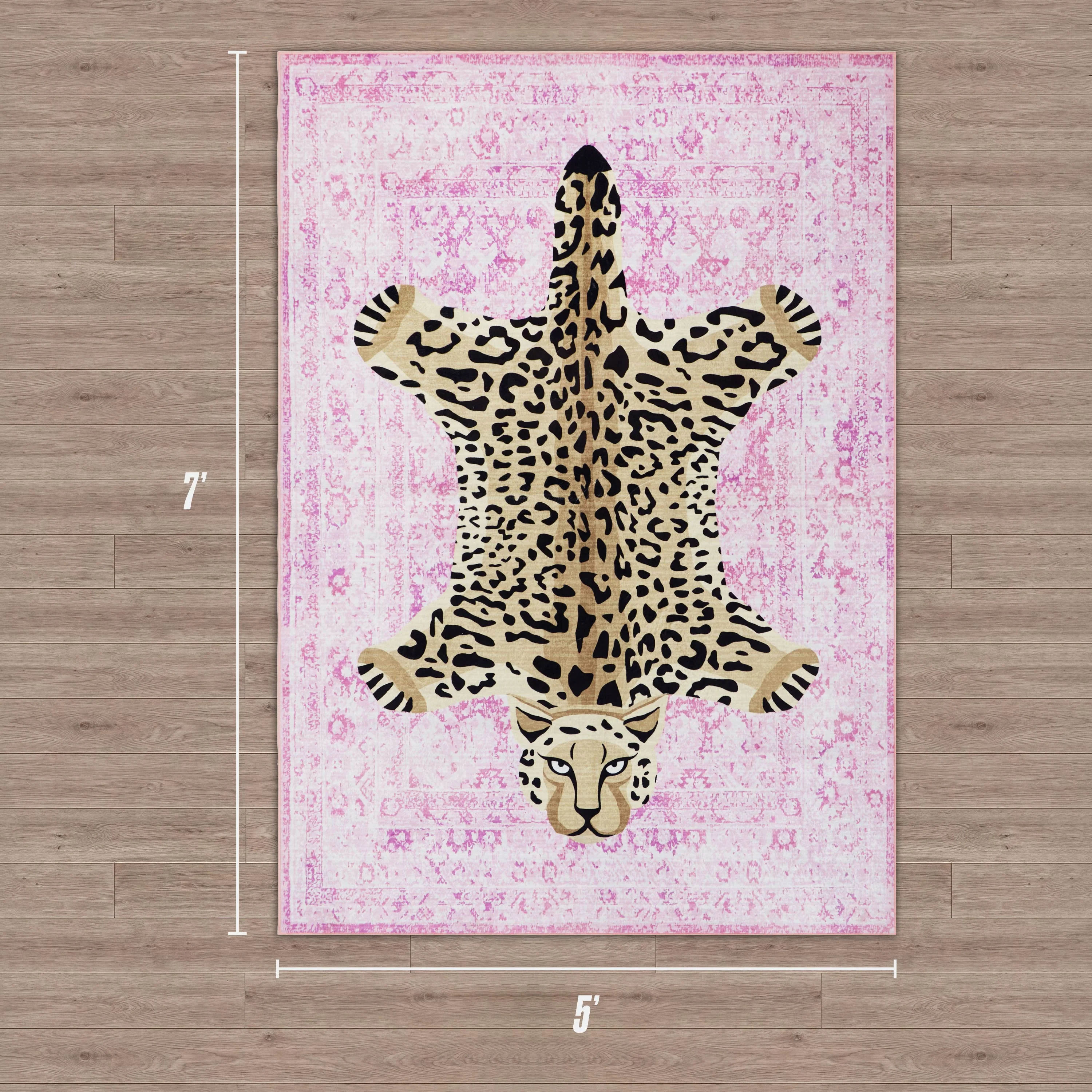 Finely Washable Rug, 5' x 7' - Image 3