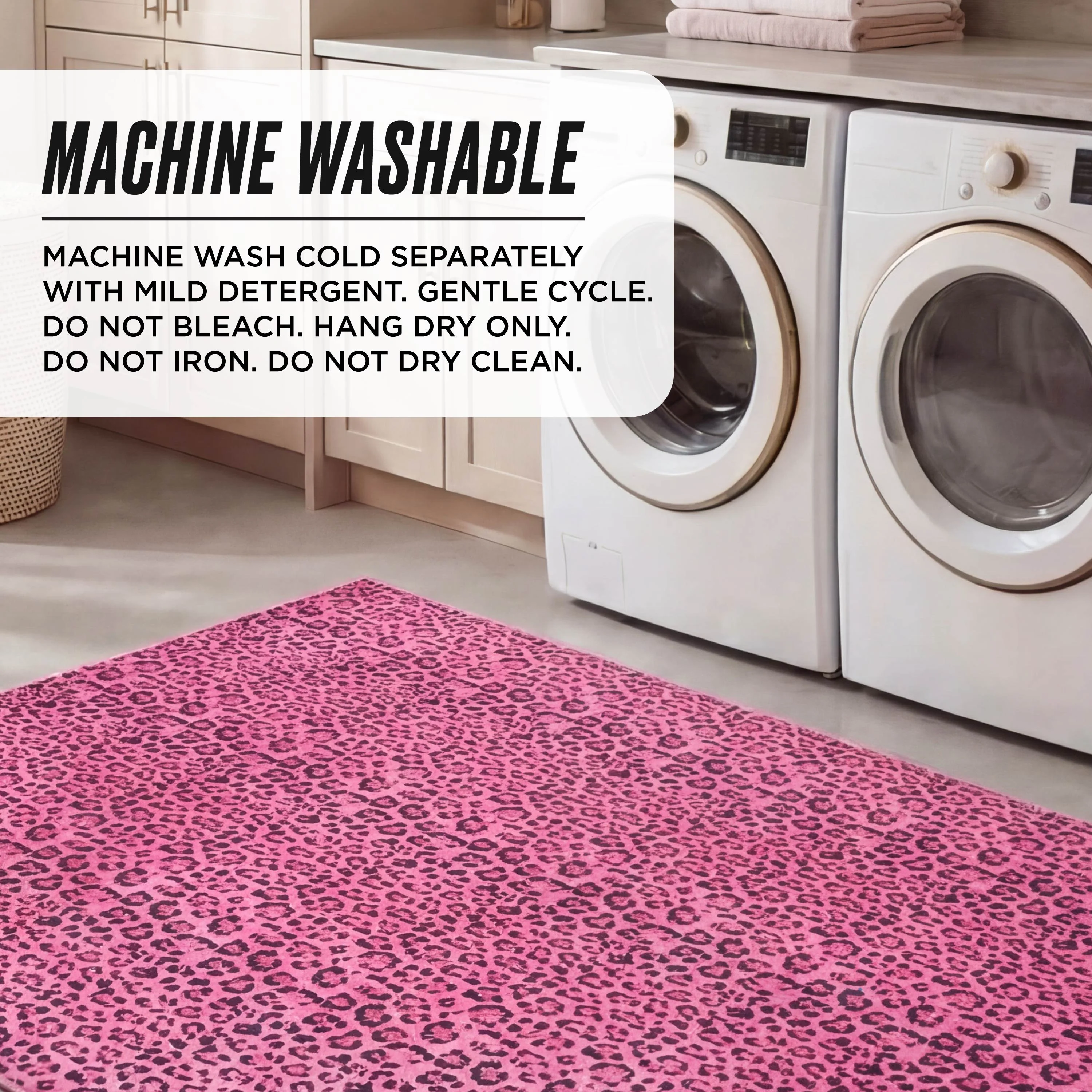 Finely Washable Rug, 7'10 x 10' - Image 5