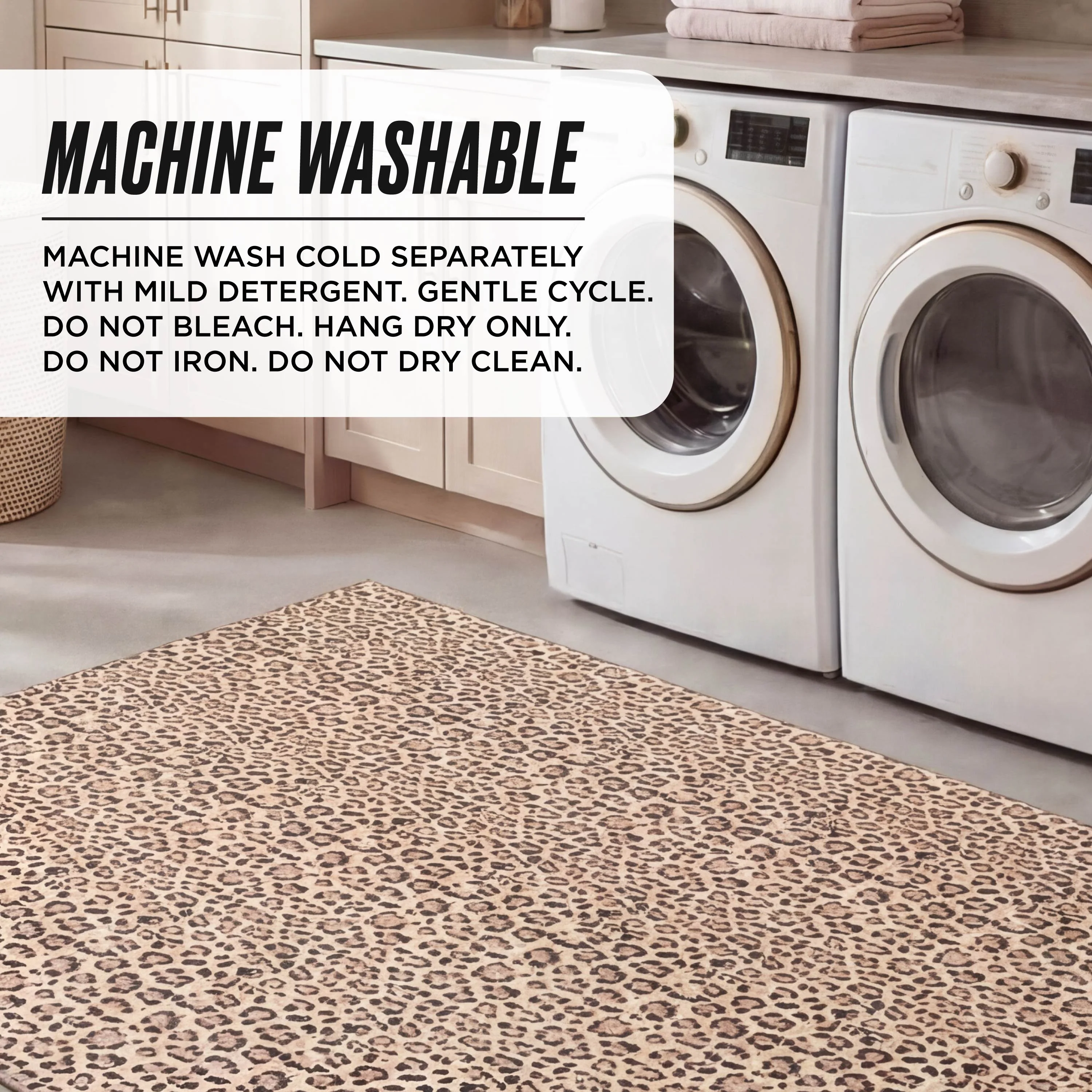 Finely Washable Rug, 7'10 x 10' - Image 5