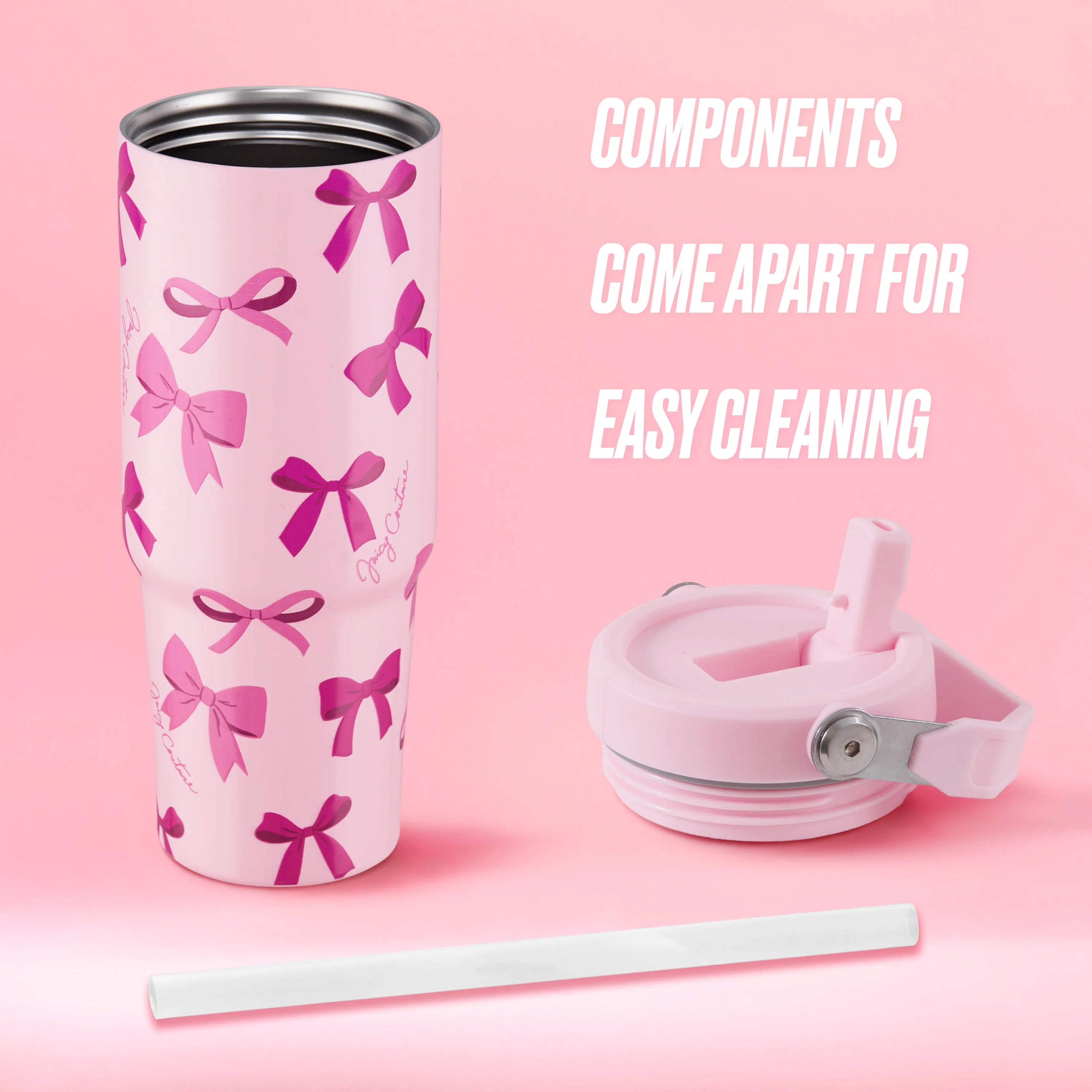 Flip & Sip Hydration Stainless Steel Tumbler - Image 3