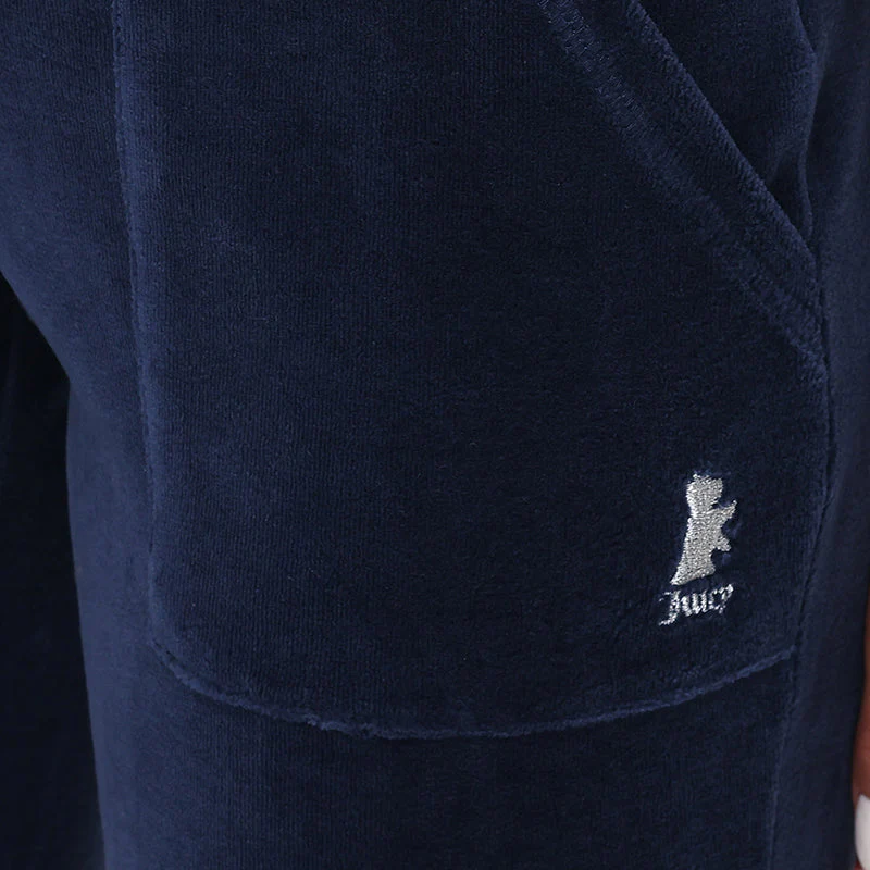 Hollywood Scottie Snap Pocket Cotton Velour Track Pants - Image 4