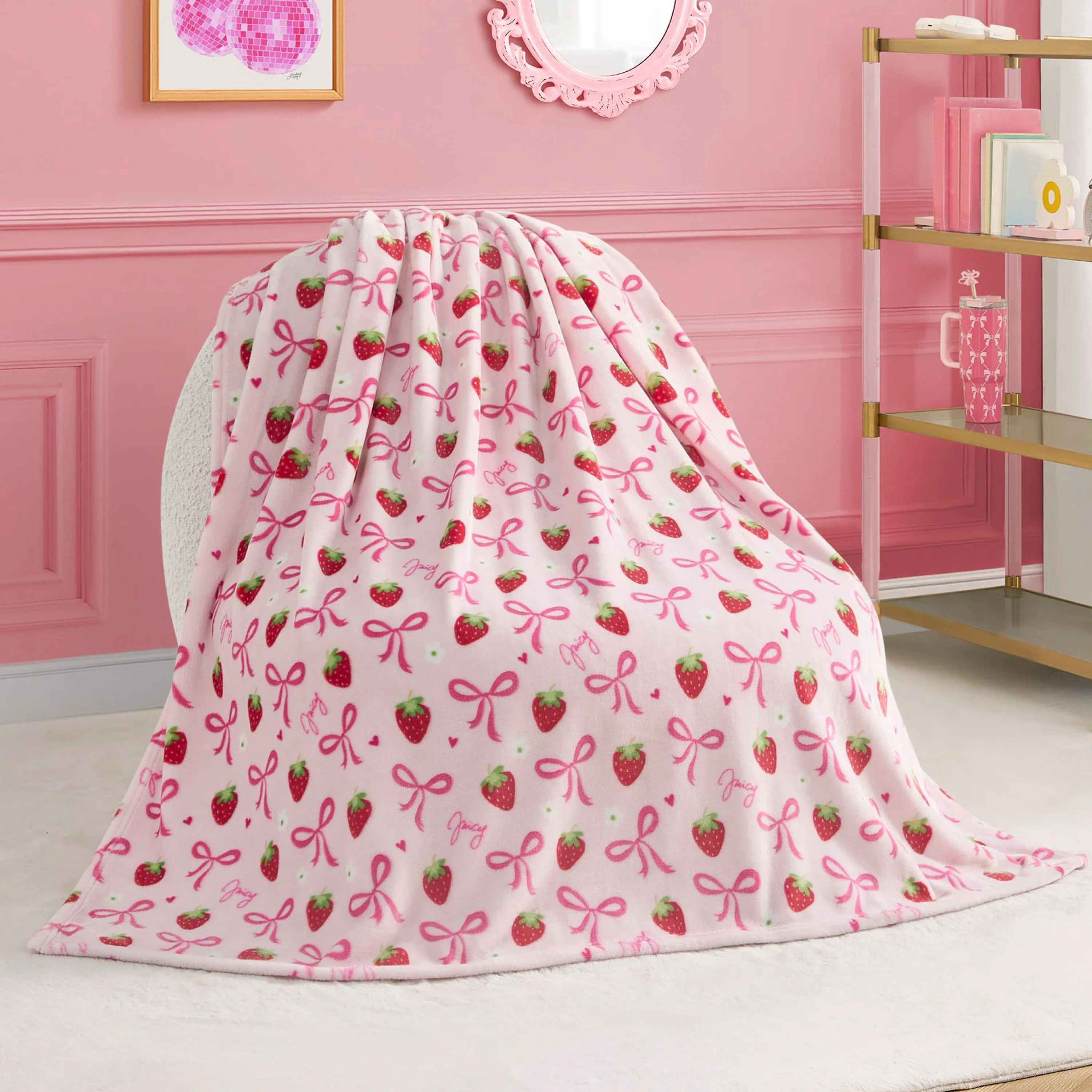 Kids Plush Throw Blanket