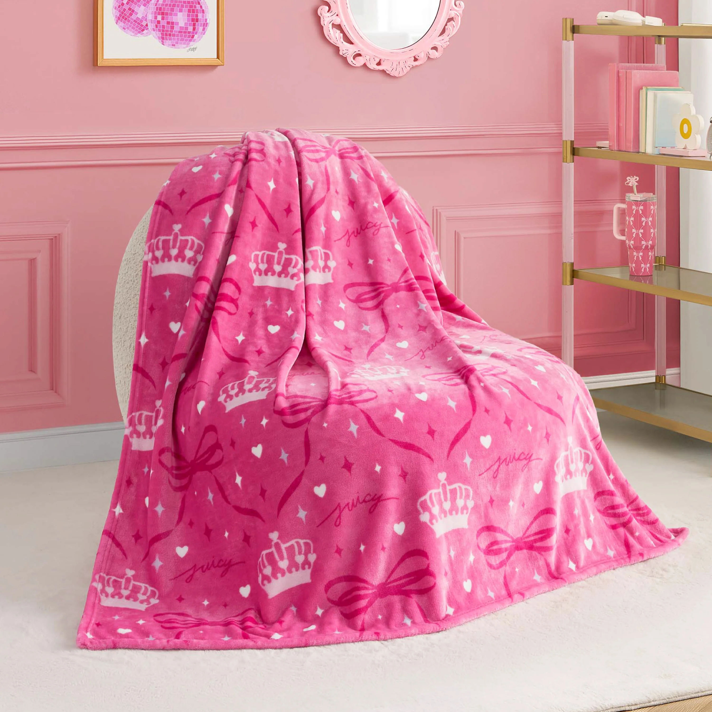 Kids Plush Throw Blanket