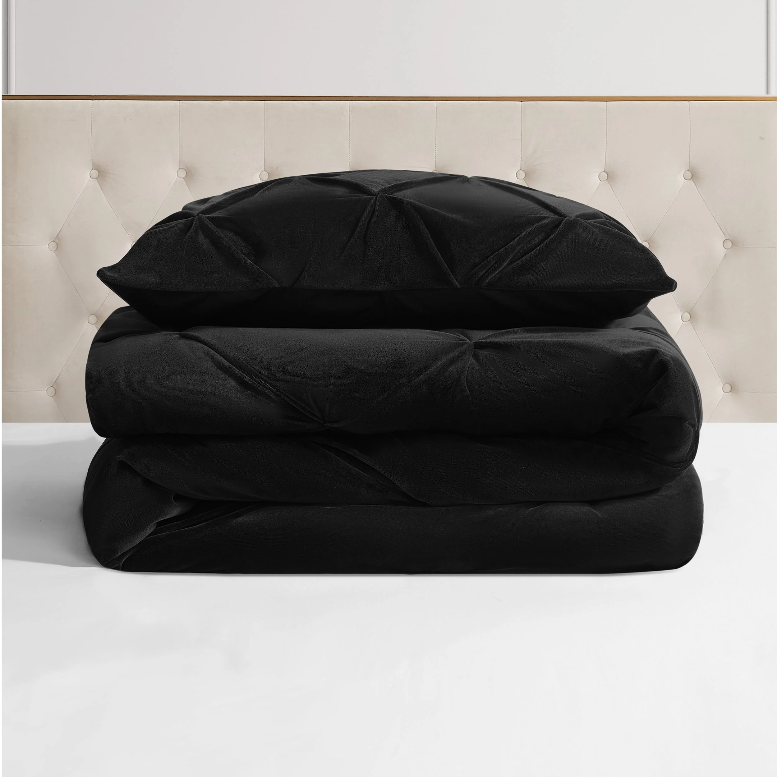 Kiss Pleat Micromink Comforter Set - Image 5