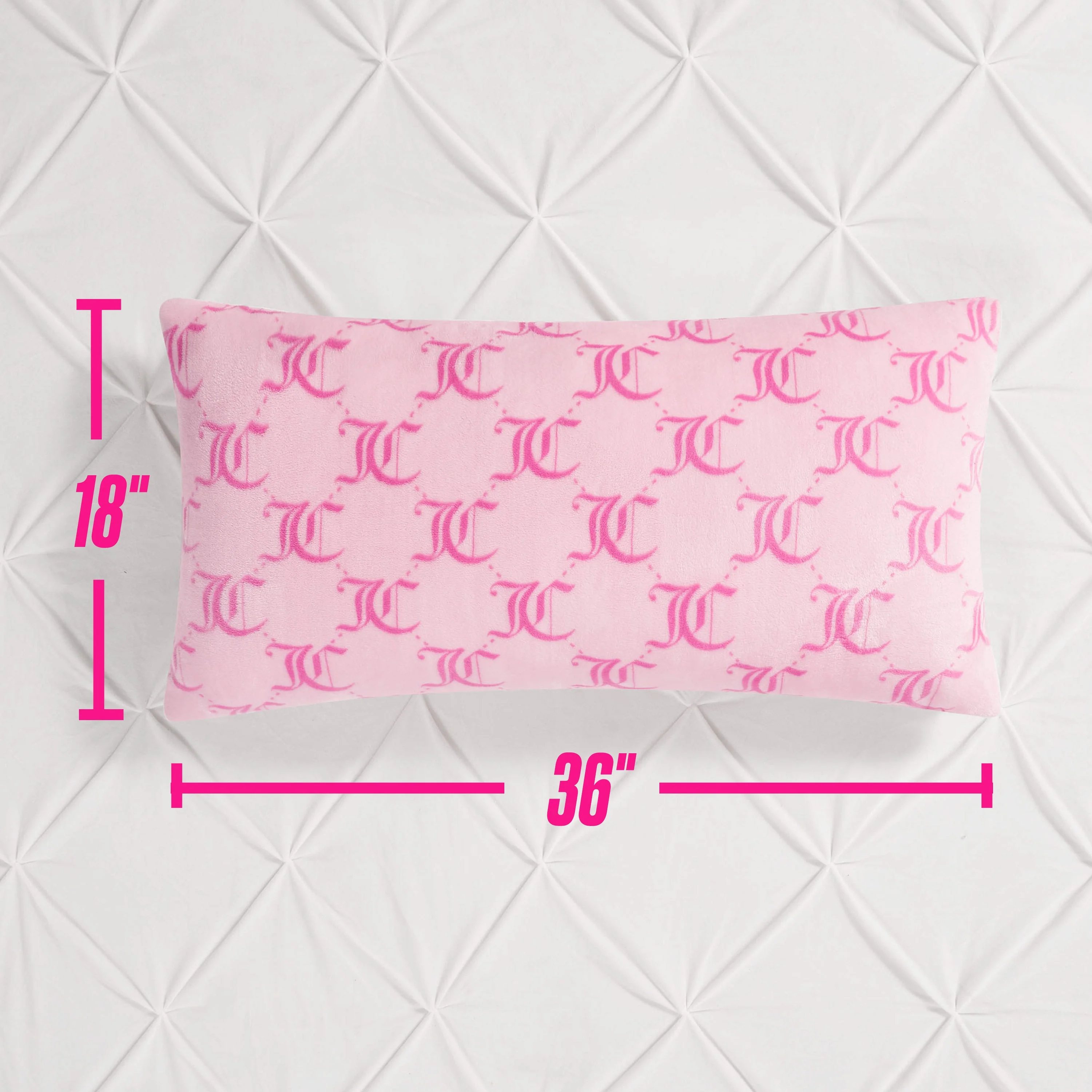 Lattice Print Plush Body Pillow - Image 2