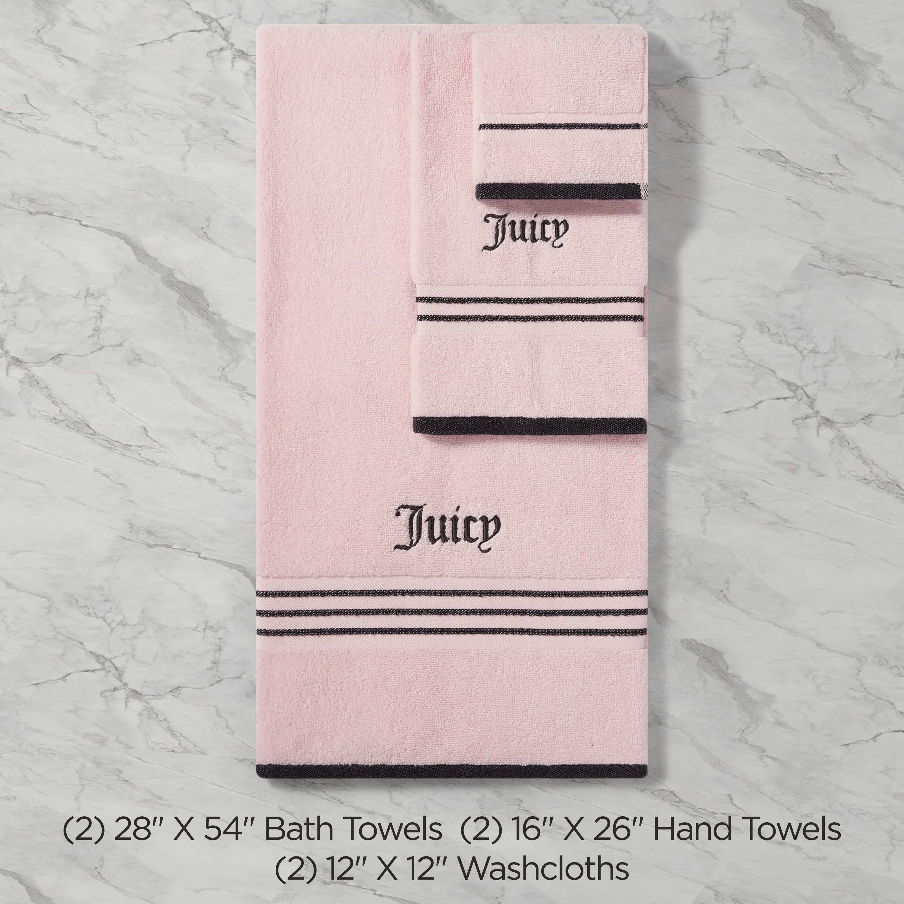 Neon Border Bath Towel Set - Image 2