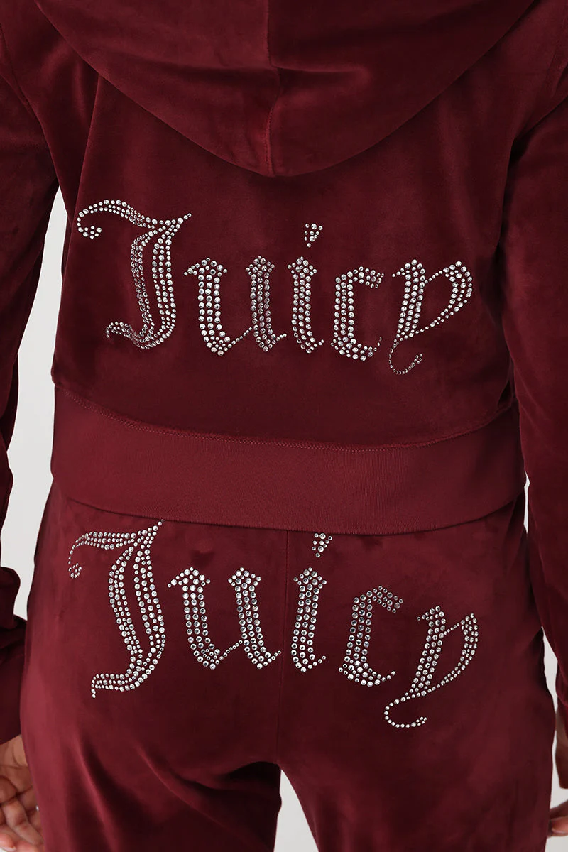 OG Big Bling Velour Hoodie - Image 3