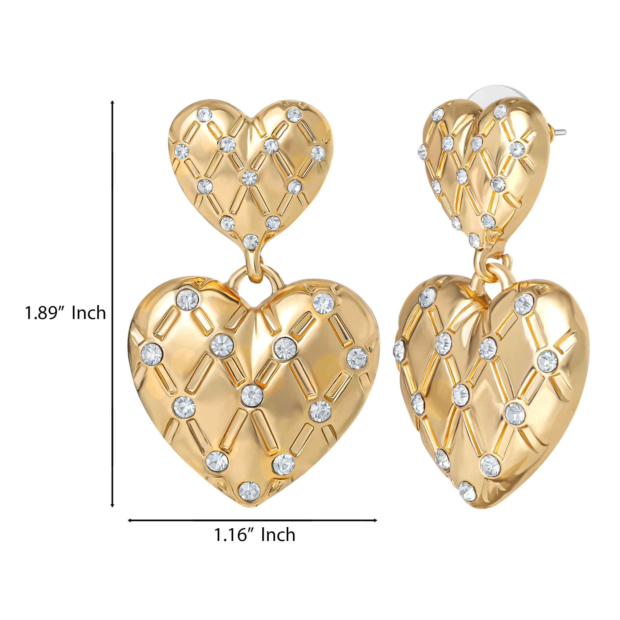Padlock Heart & Key Necklace - Image 4