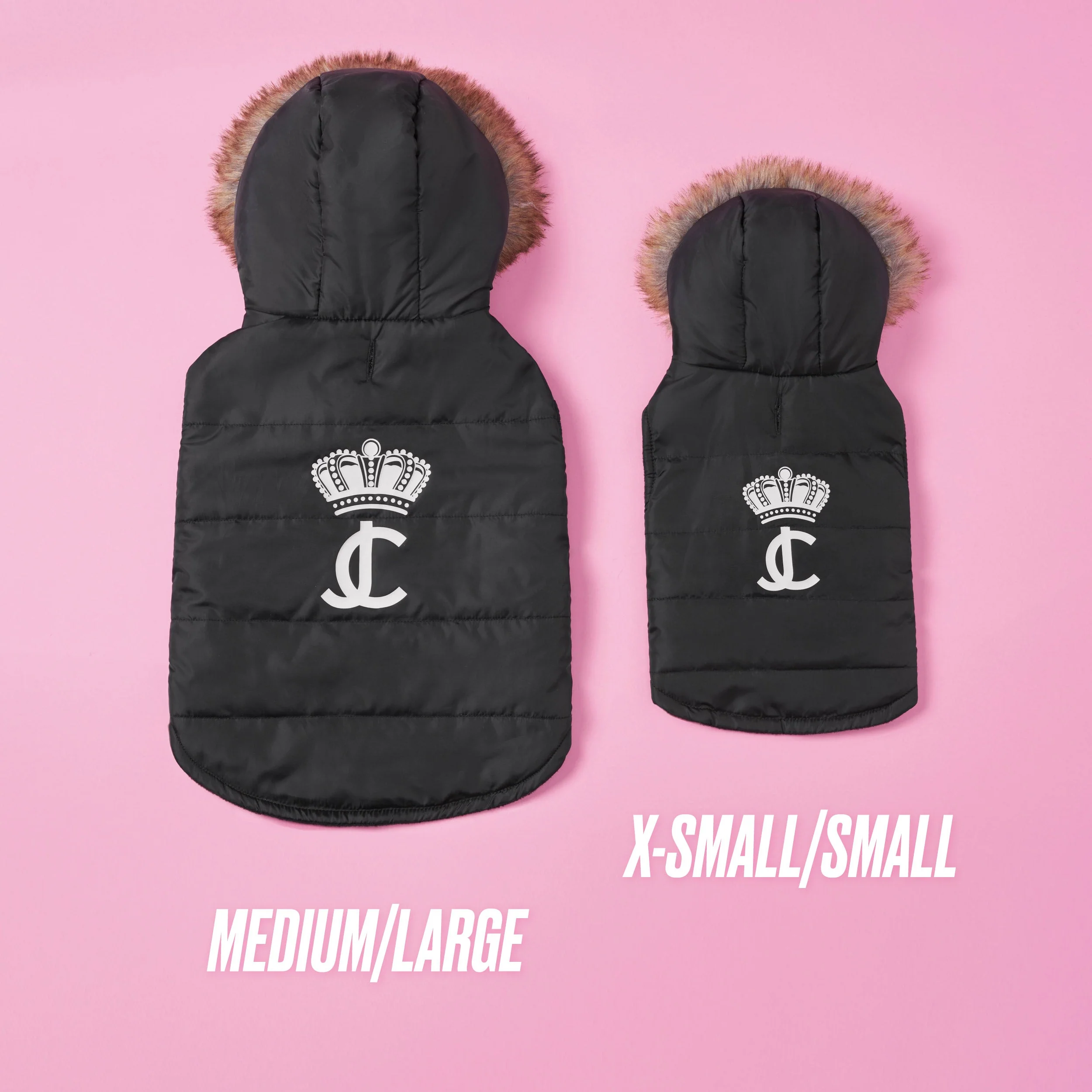 Pet Faux Fur Hooded Jacket - Image 5