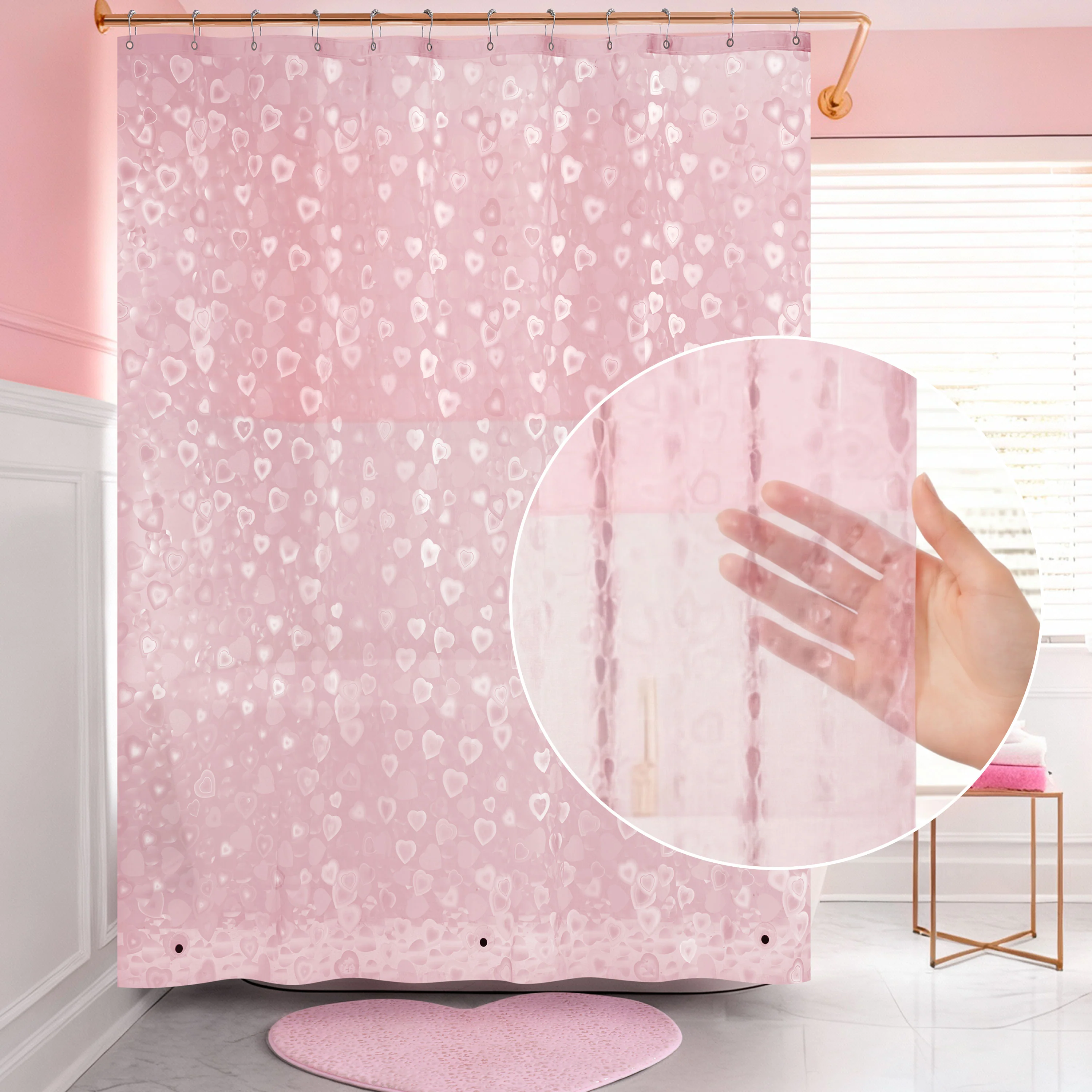 PEVA Shower Curtain Liner - Image 2