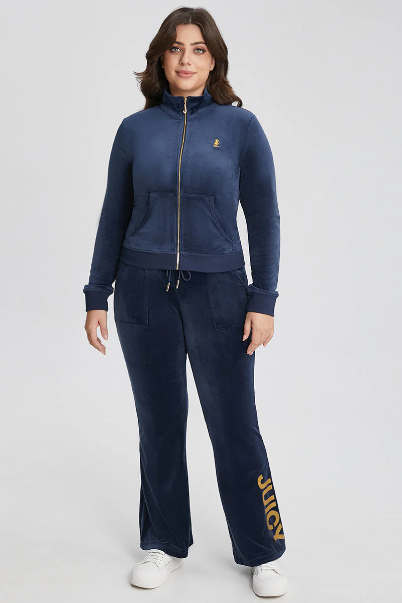 Plus-Size Eat Cake Wear Juicy Mockneck Jacket - Image 6
