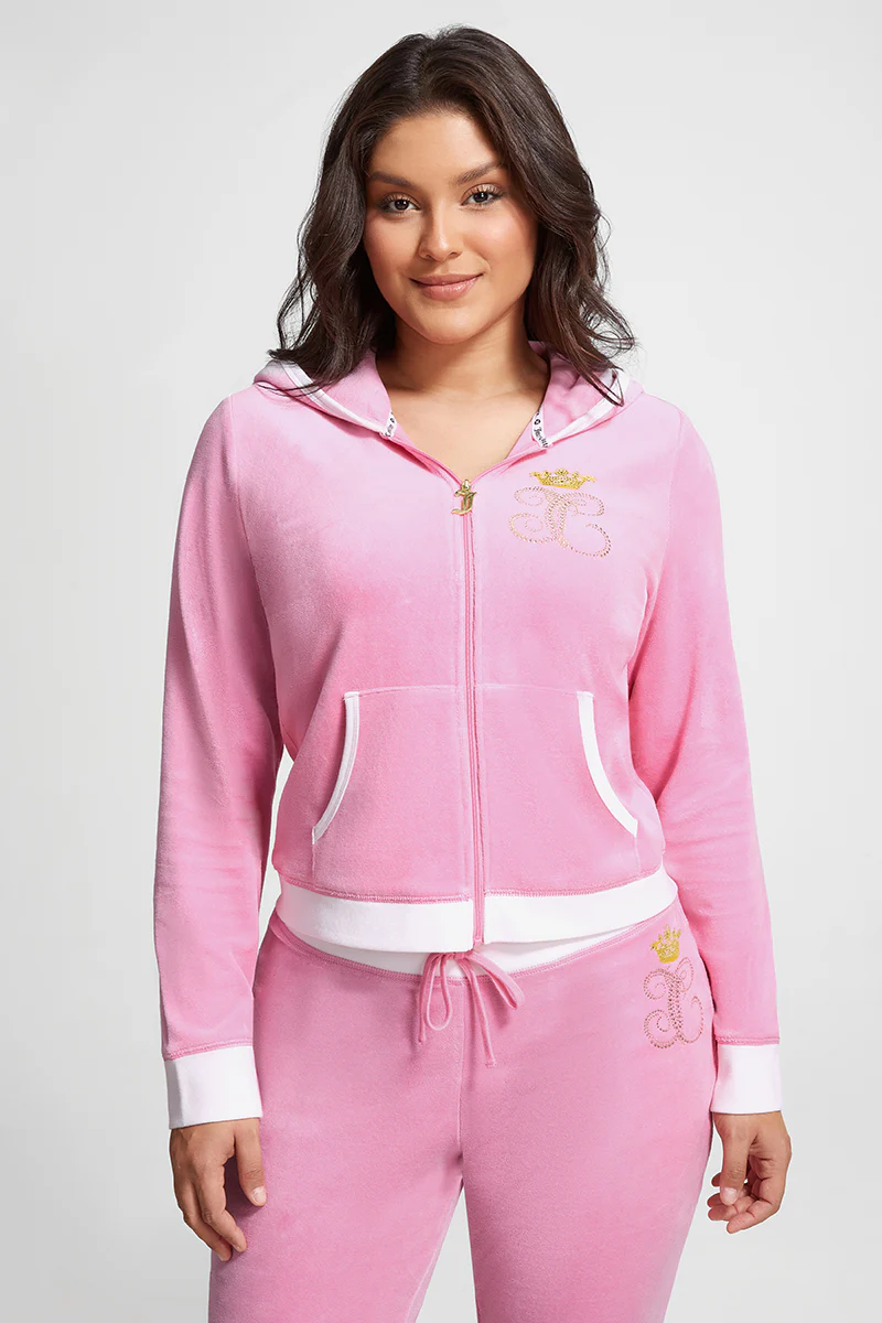 Plus-Size Lady Juicy Hollywood Heritage Hoodie - Image 4
