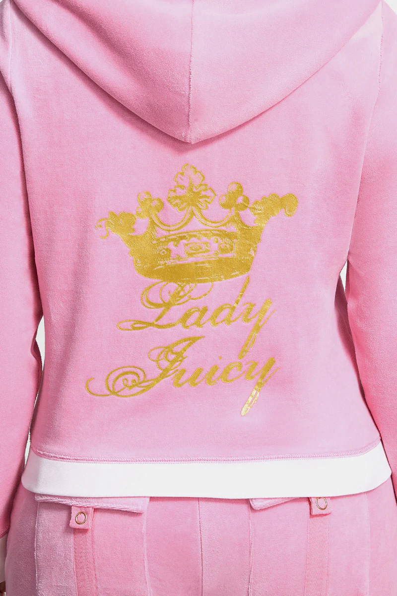 Plus-Size Lady Juicy Hollywood Heritage Hoodie - Image 5