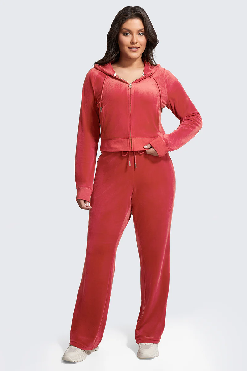 Plus-Size OG Big Bling Velour Hoodie - Image 6