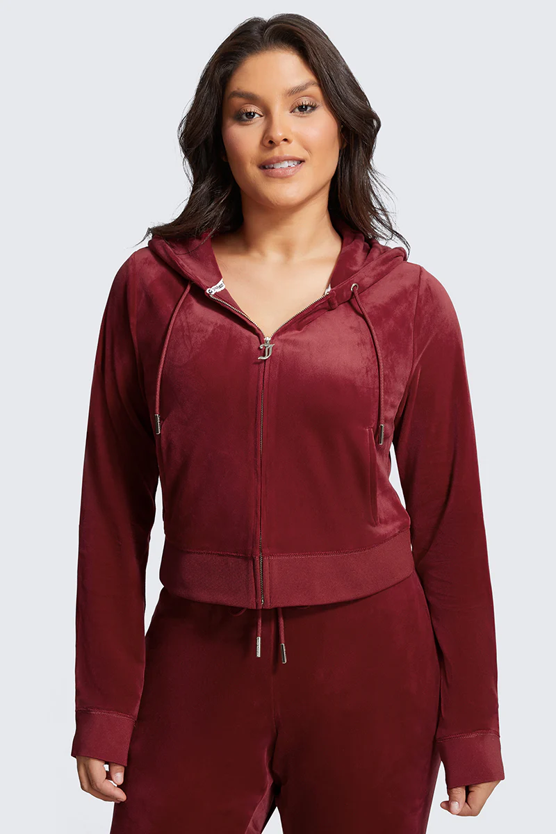 Plus-Size OG Big Bling Velour Hoodie - Image 2