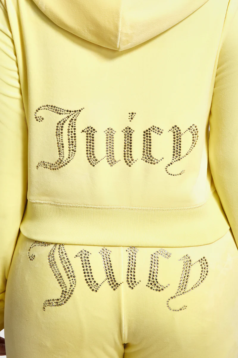 Plus-Size OG Big Bling Velour Hoodie - Image 3