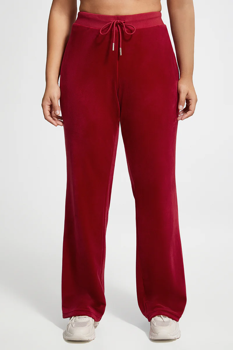 Plus-Size OG Big Bling Velour Track Pants - Image 2