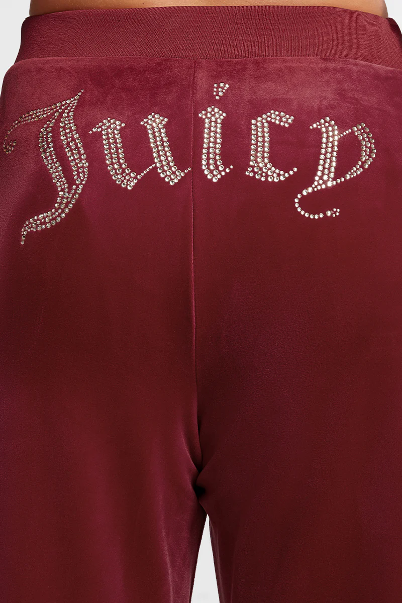 Plus-Size OG Big Bling Velour Track Pants - Image 3