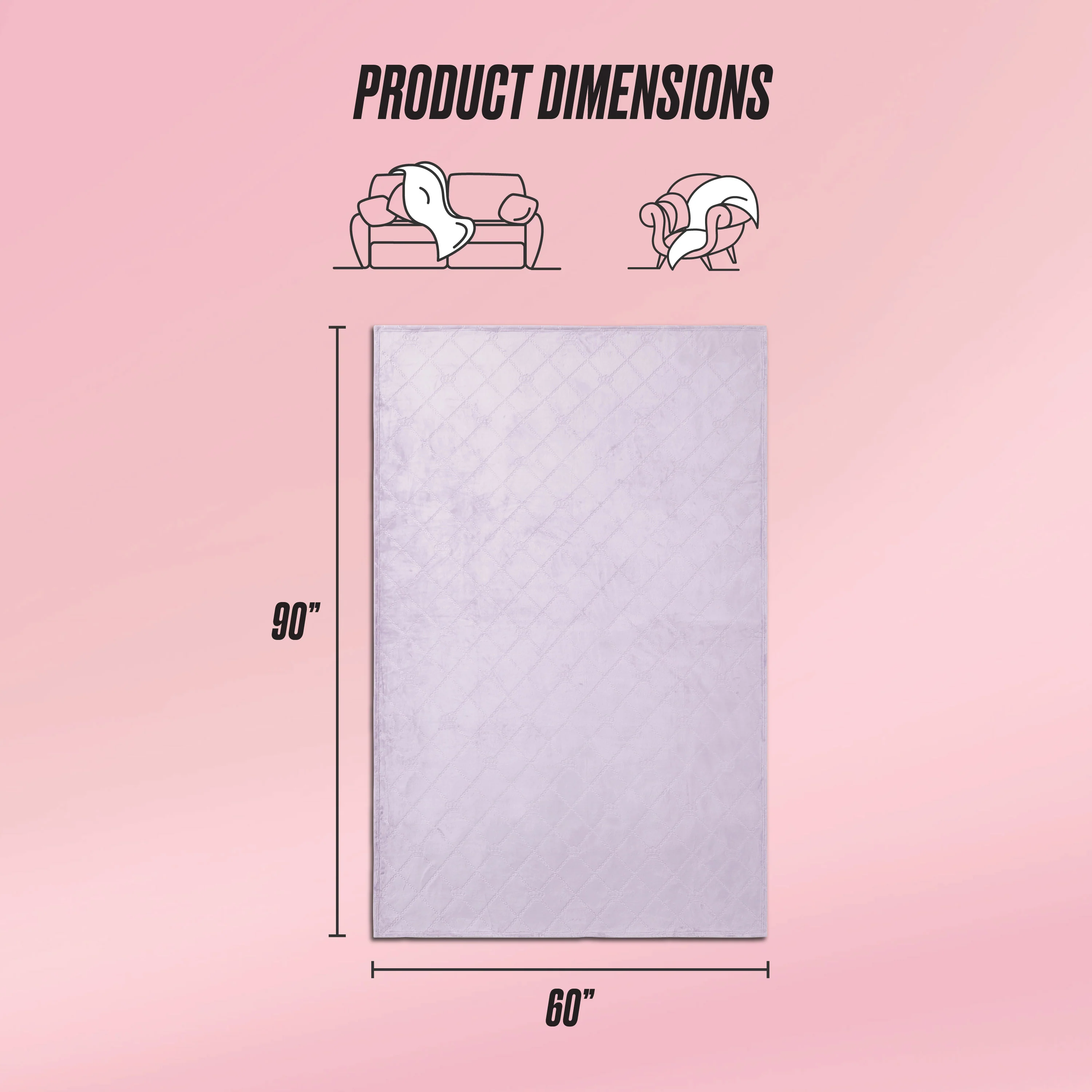 Plush Oversized Throw Blanket, 60" x 90" - Image 2