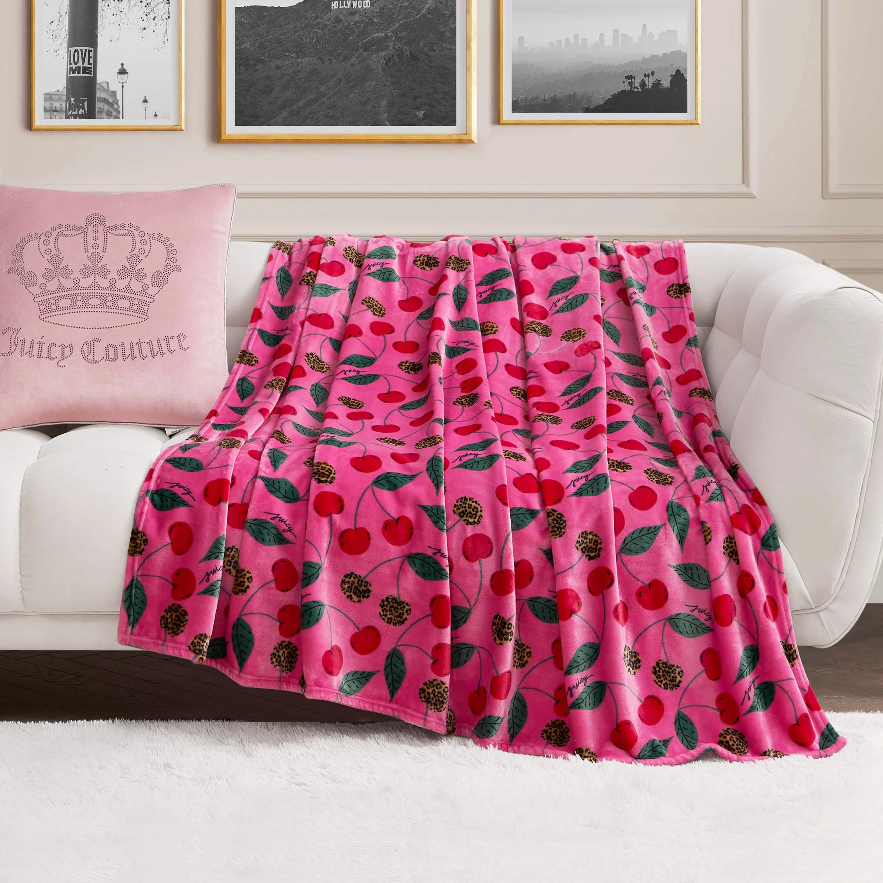 Plush Oversized Throw Blanket, 60" x 70"