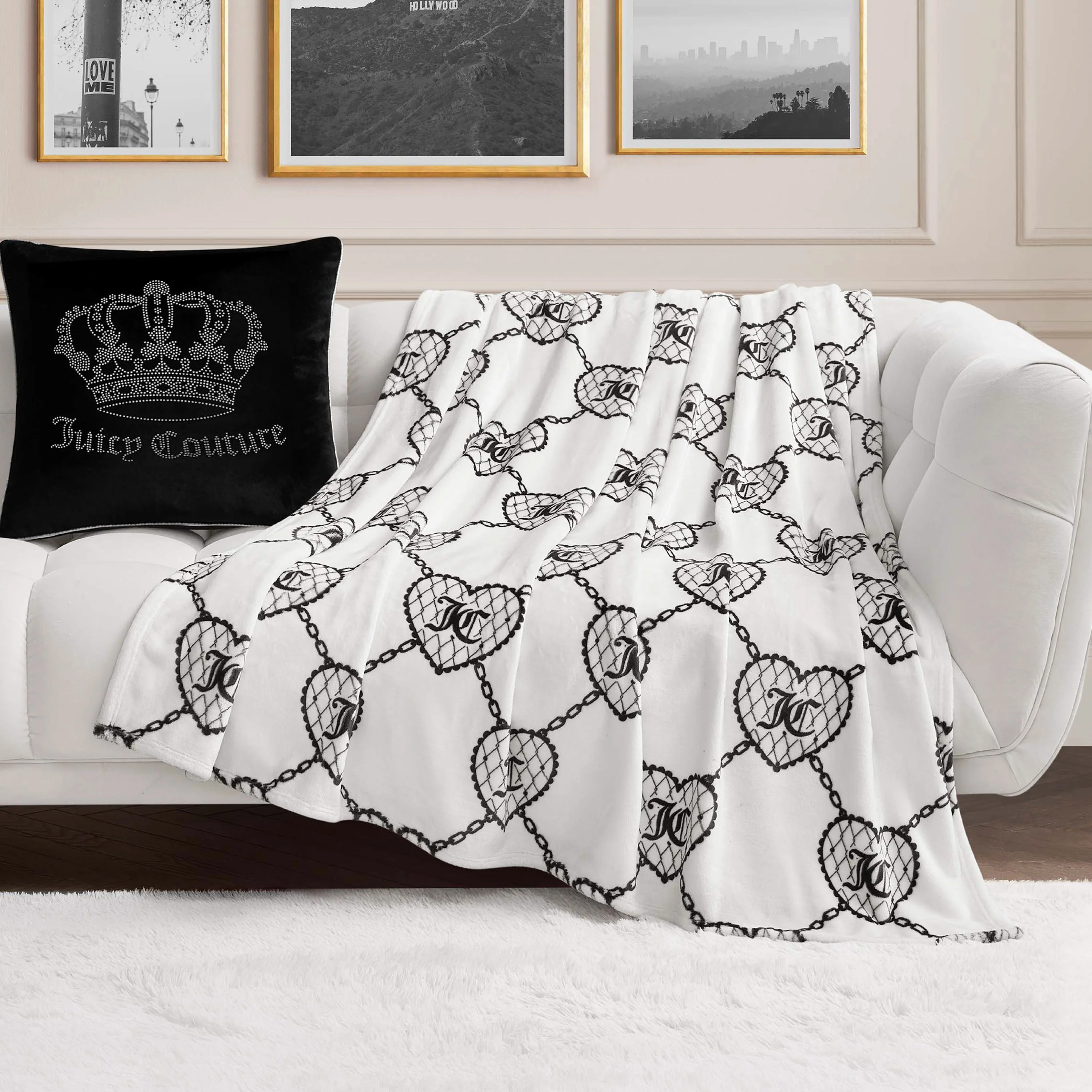 Plush Oversized Throw Blanket, 60" x 70"