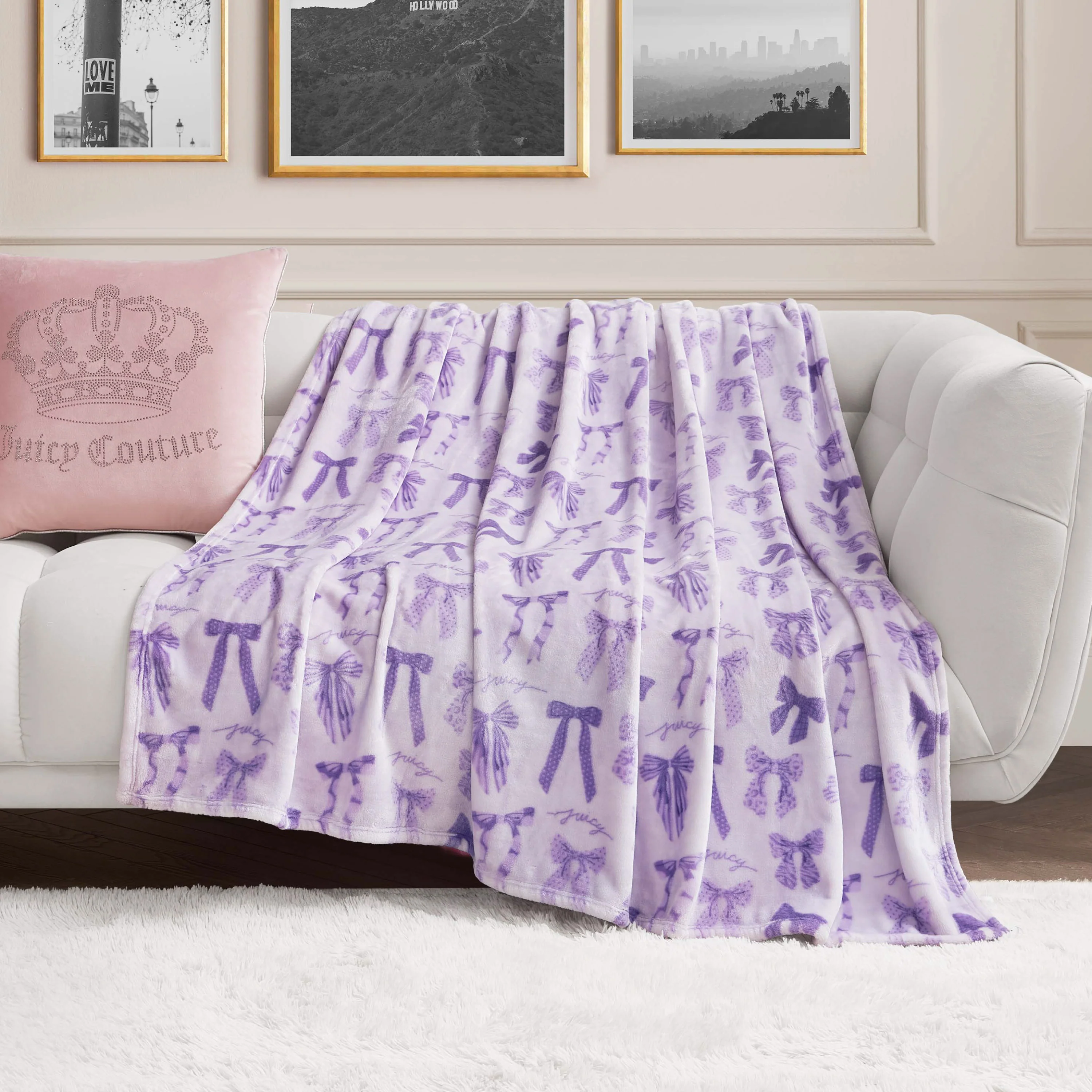 Plush Oversized Throw Blanket, 60" x 70"