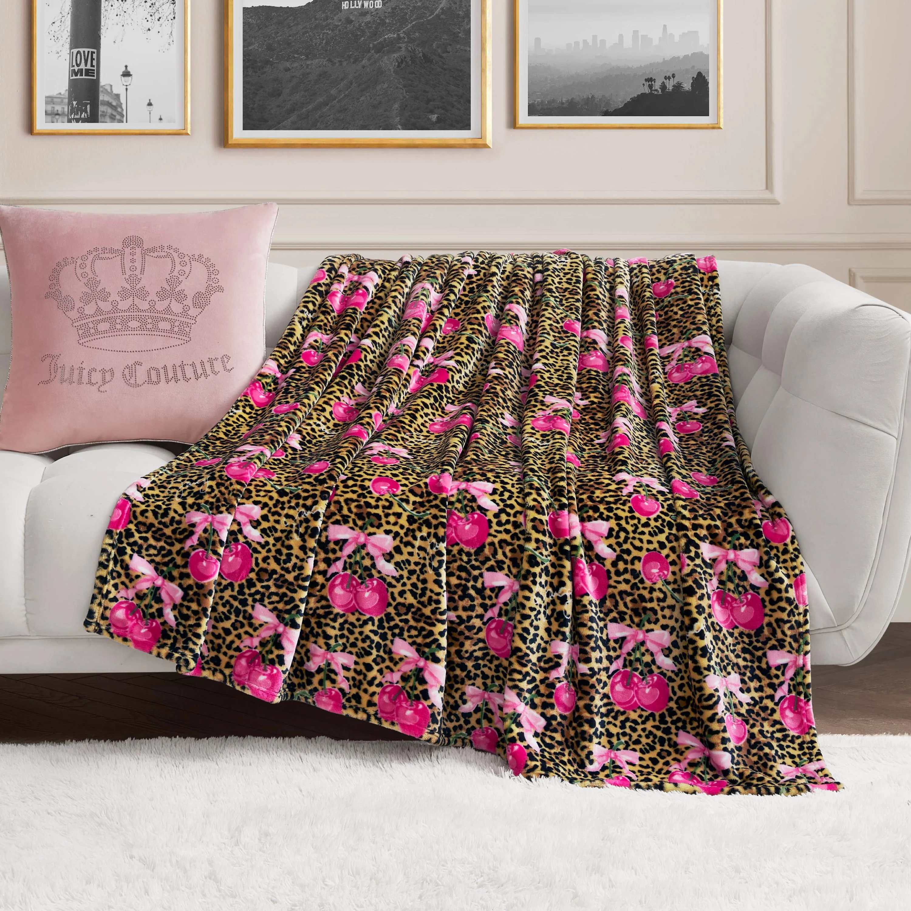 Plush Oversized Throw Blanket, 60" x 70"