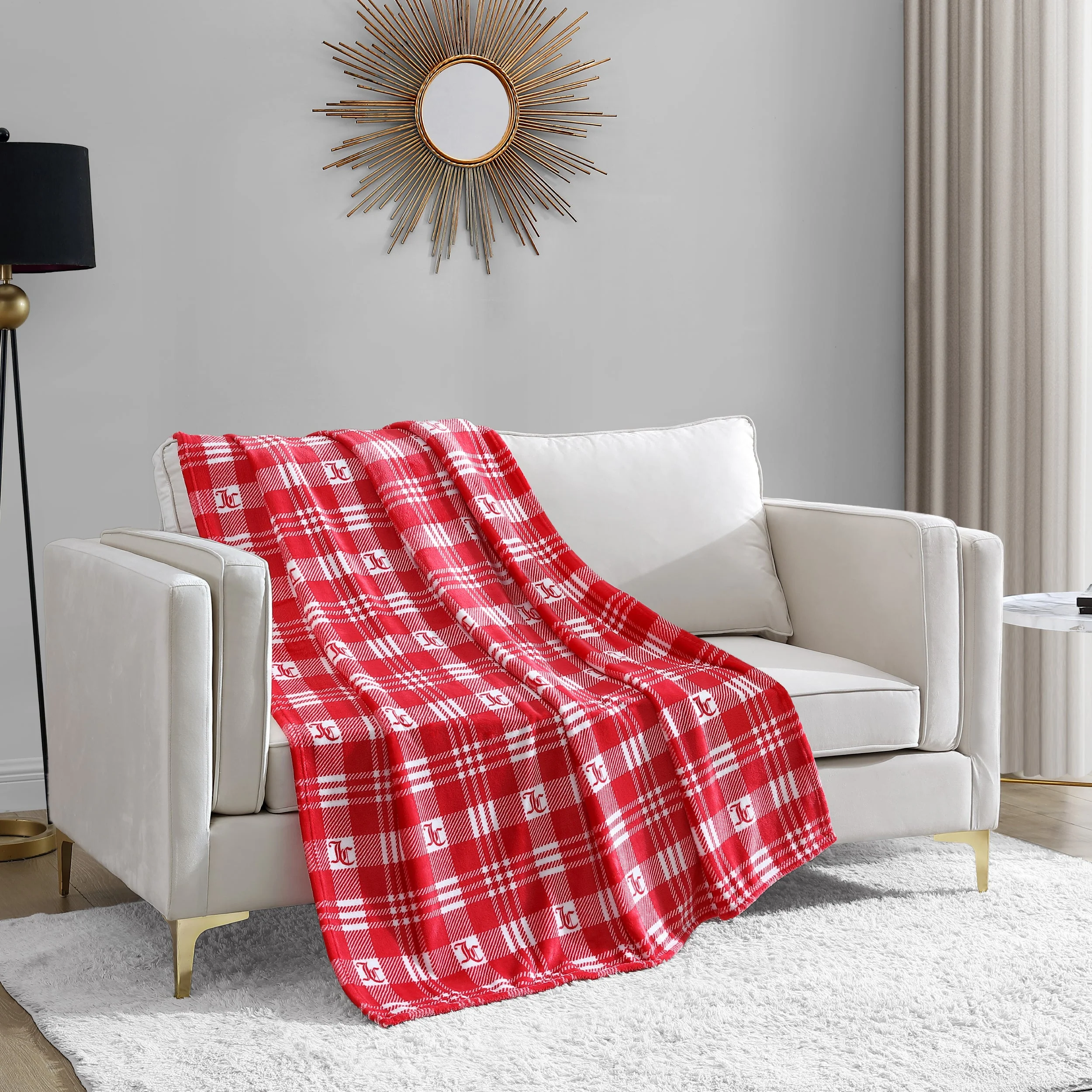 Plush Plaid Throw Blanket - Image 2