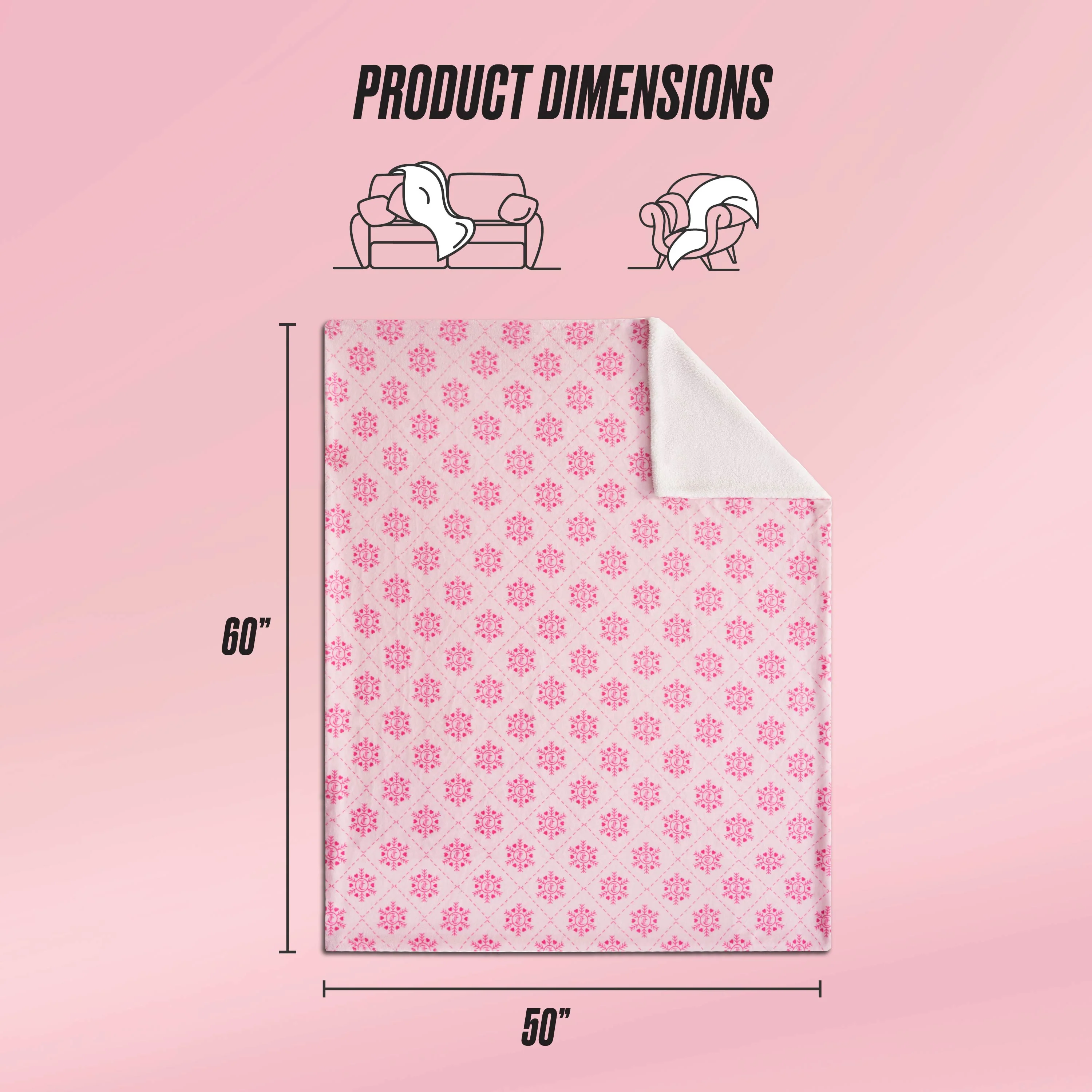 Plush Reversible Sherpa Throw Blanket - Image 3