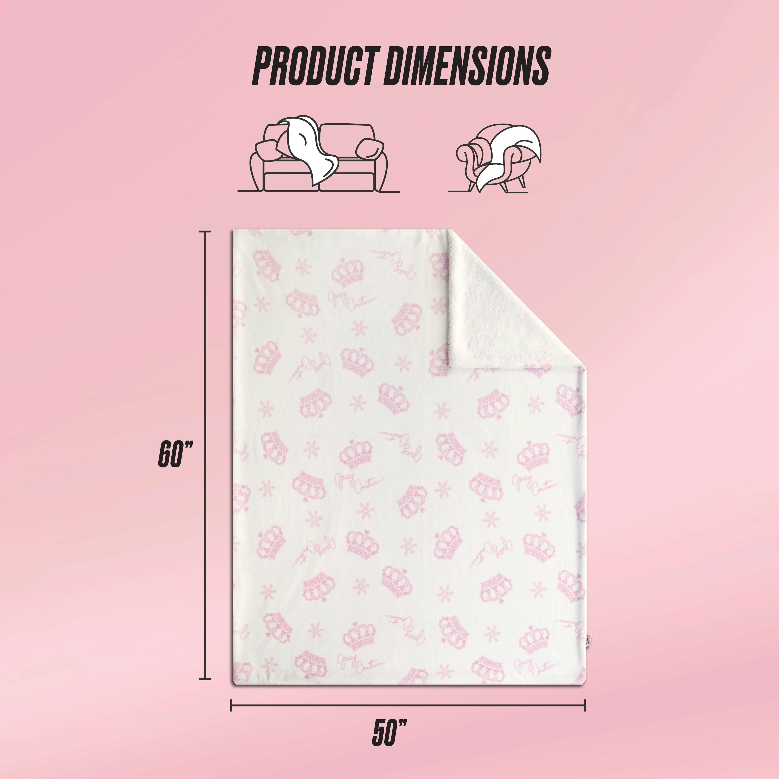 Plush Reversible Sherpa Throw Blanket - Image 4