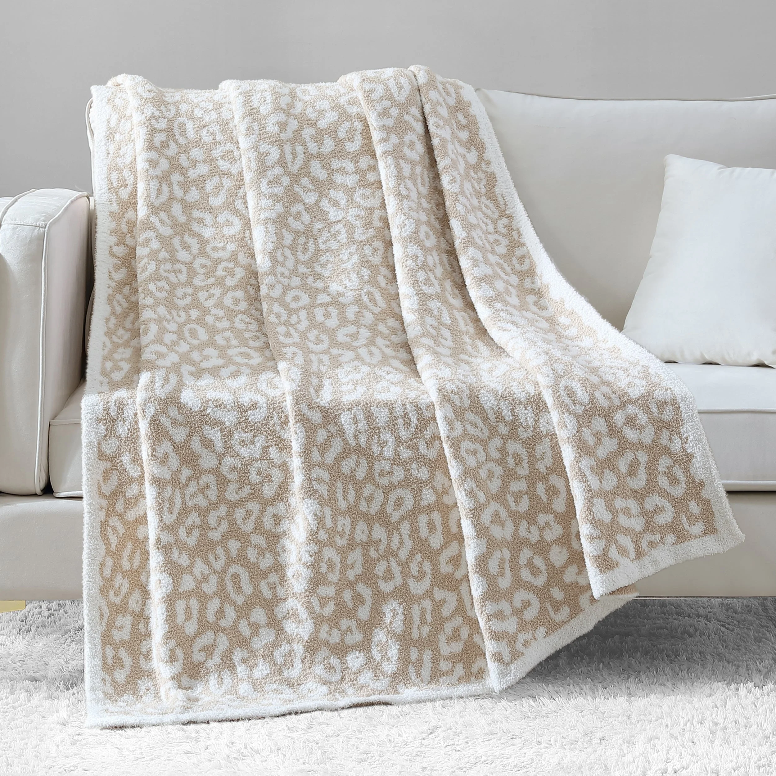 Leopard Print Throw Blanket - Image 2