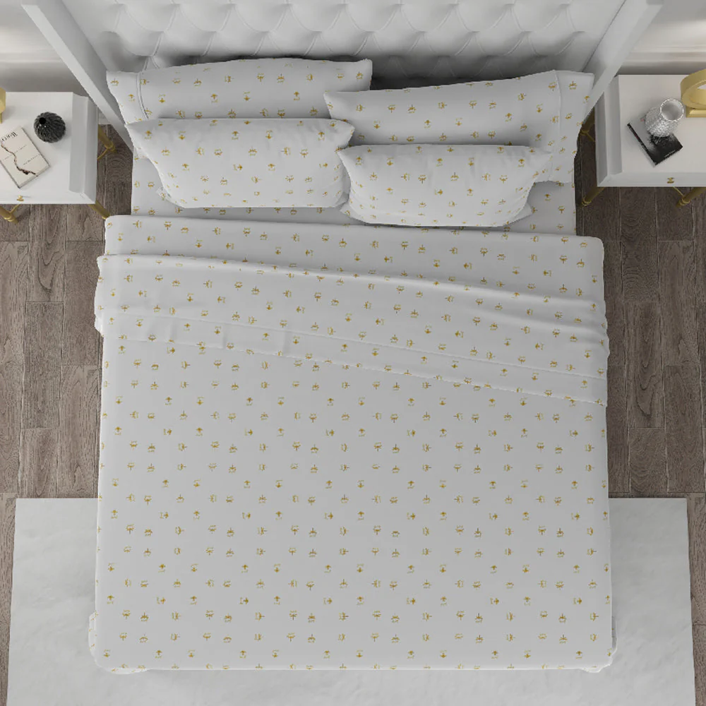 Printed Microfiber Sheet Set - Image 3