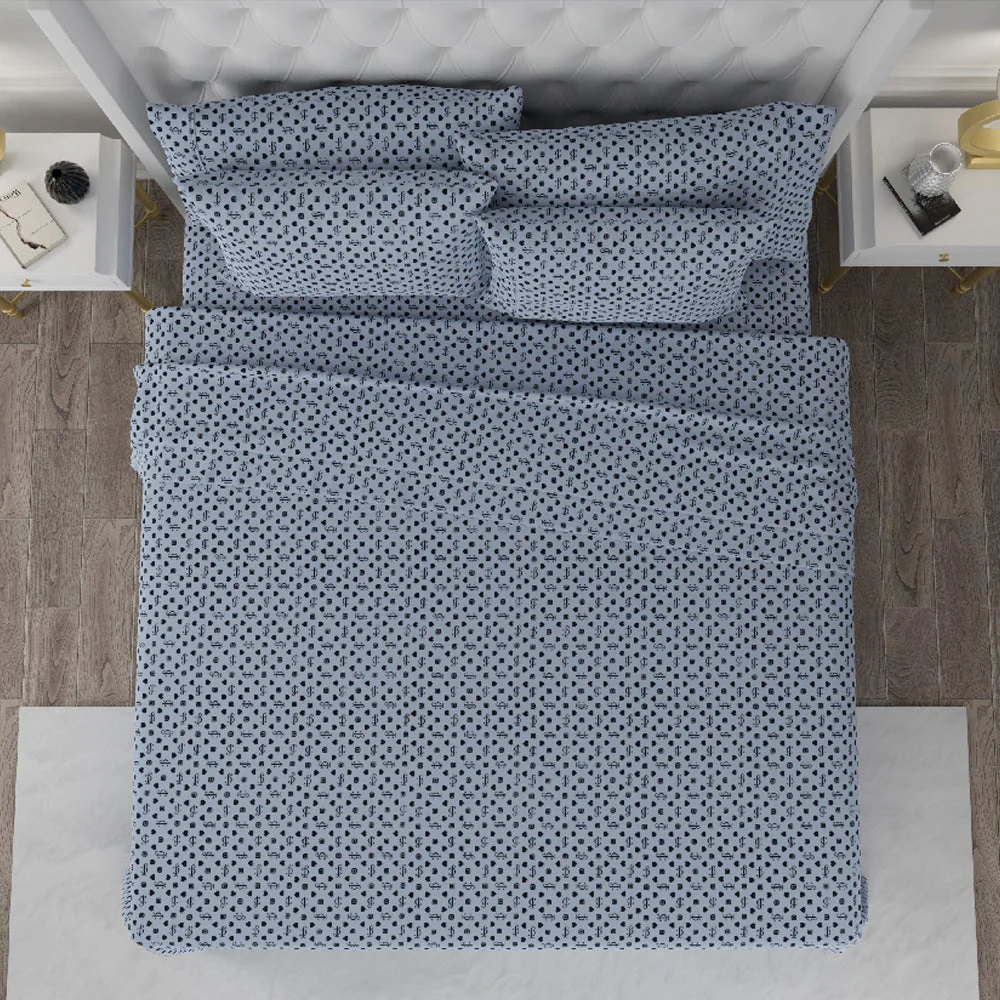 Printed Microfiber Sheet Set - Image 3